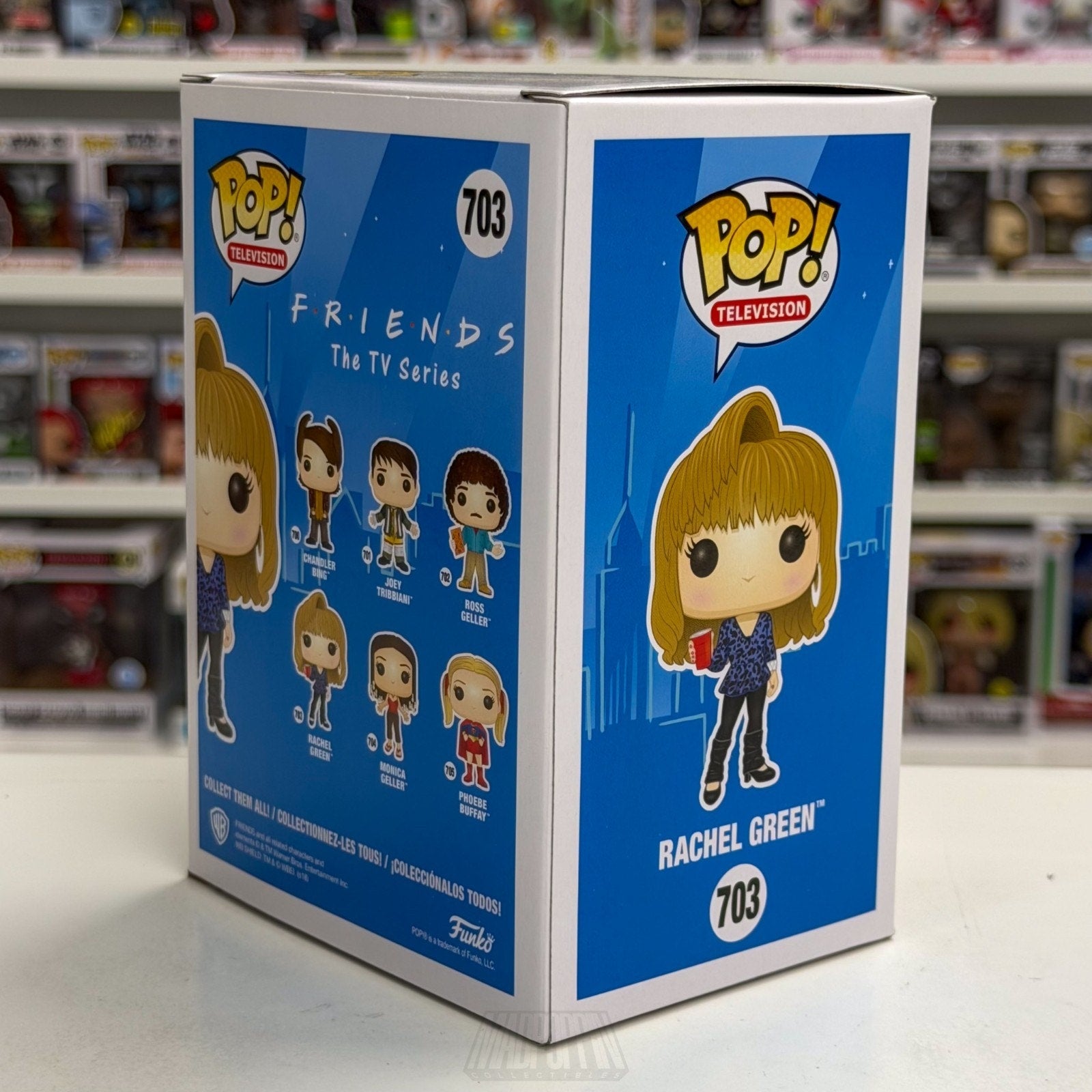 Funko Pop TV Friedsn Rachel Green 80s Hair 703 Comedy Sitcom Toy Vinyl Figure