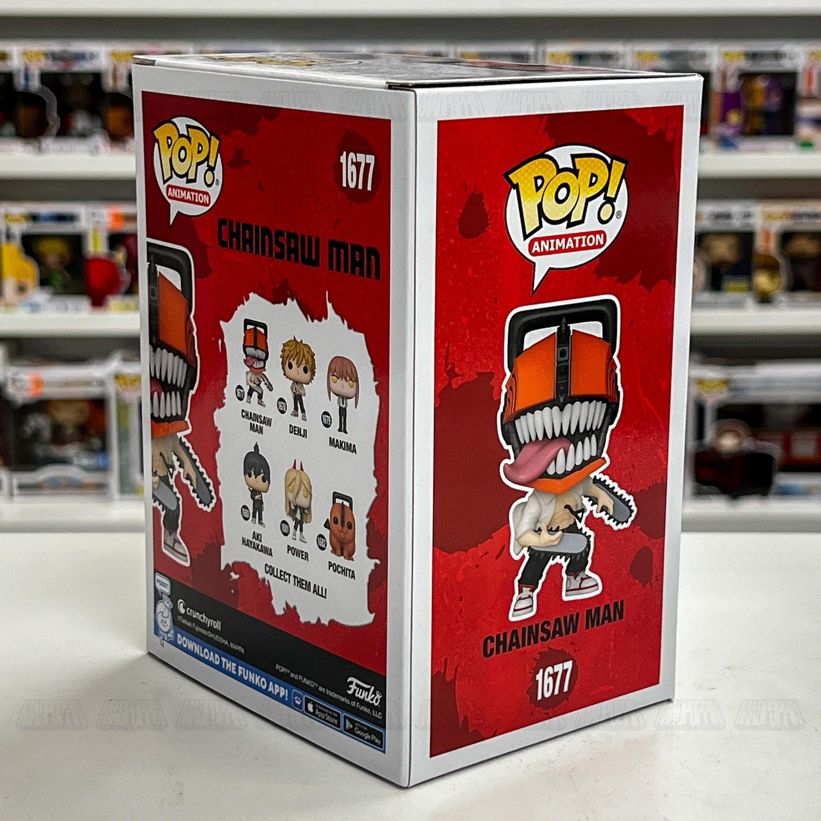 Funko Pop Anime Chainsaw Man 1677 Denji Japanese Horror Manga Toy Vinyl Figure