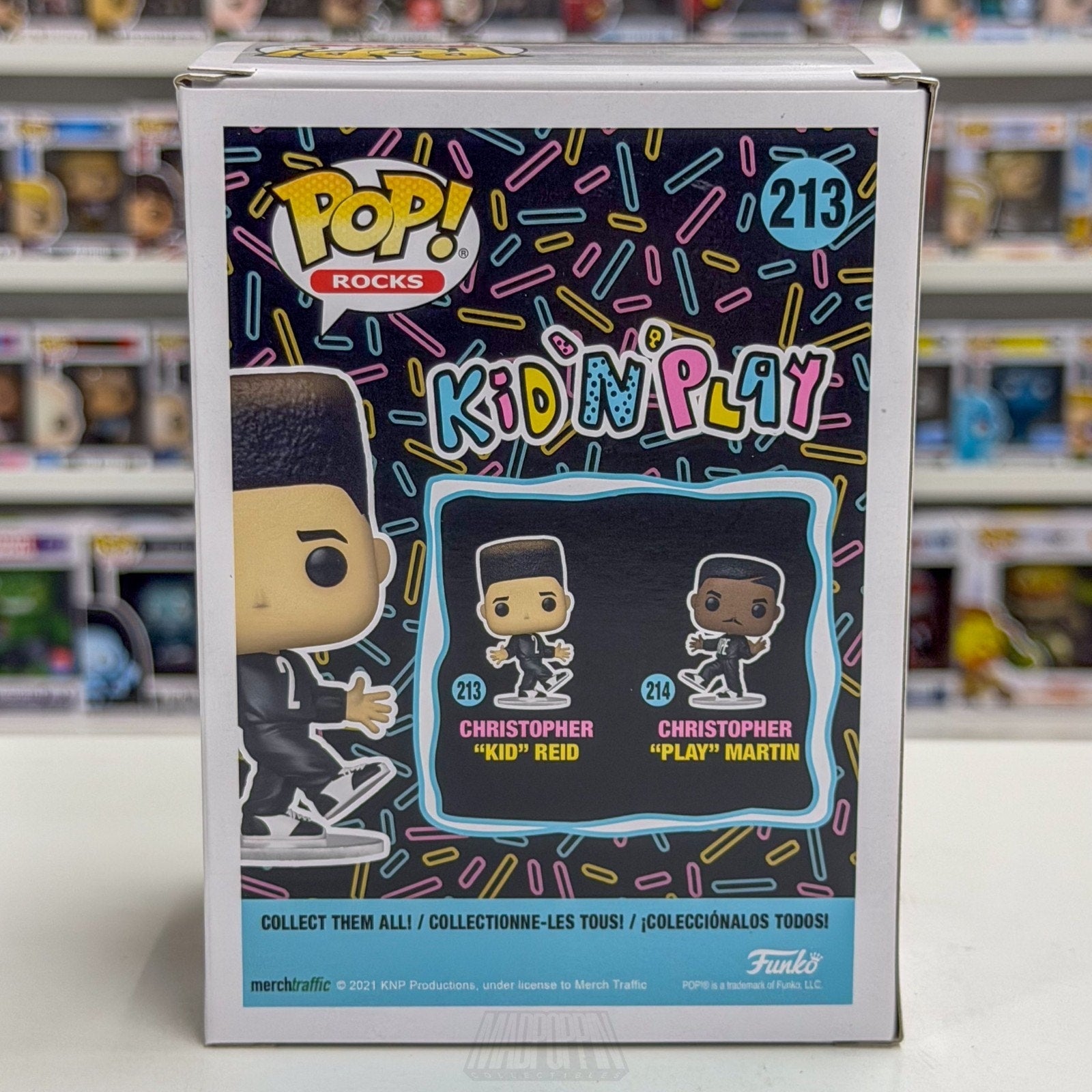 Funko Pop Rocks Kid N Play Christopher "Kid" Reid 213 Rap Hip Hop Vinyl Figure