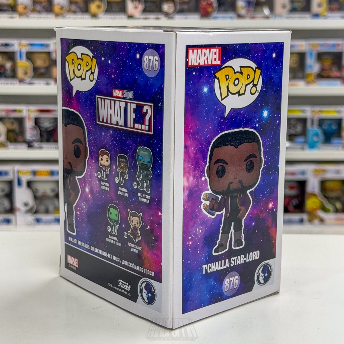 Funko Pop Marvel What If T'Challa Star-Lord FYE 876 Ravagers Wakanda Toy Figure