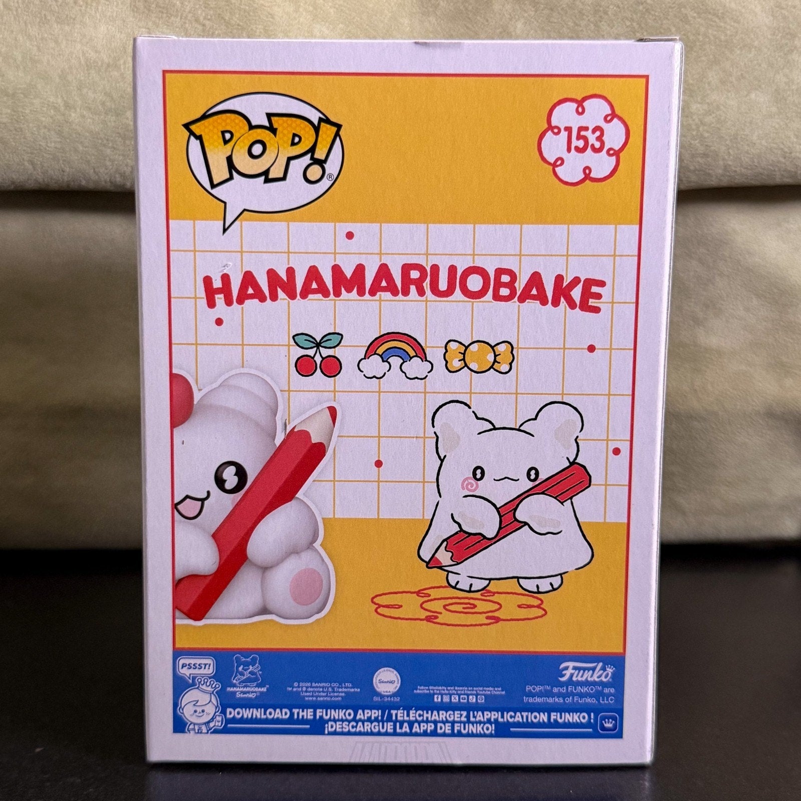 Funko Pop Sanrio Hanamaruobake 153 SDCC 2026 Cute Kawaii Toy Vinyl Figure