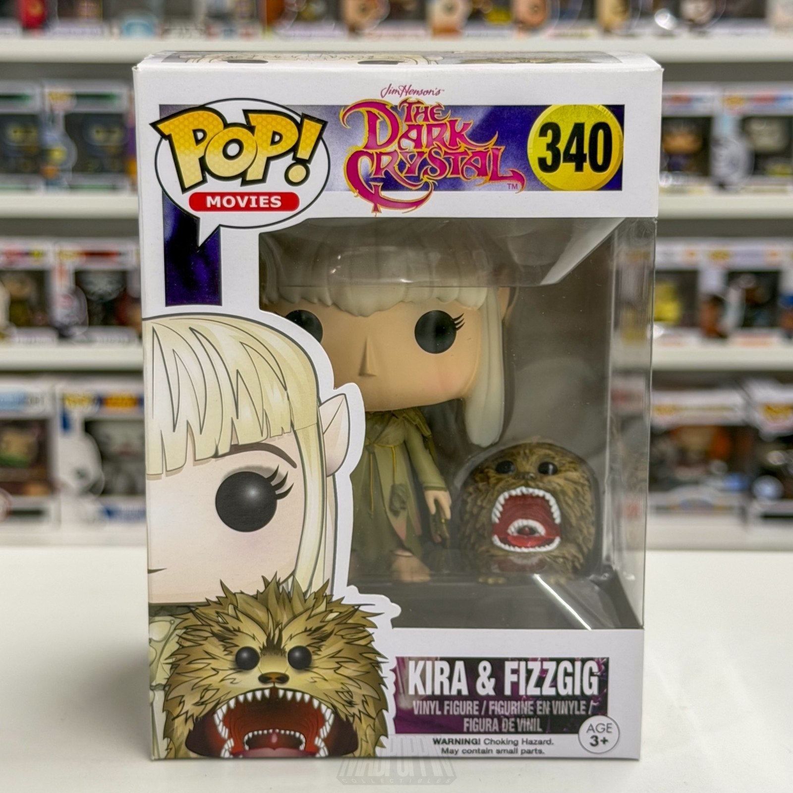 Funko Pop Movies Dark Crystal Kira & Fizzgig 340 Vaulted Rare Toy Vinyl Figure