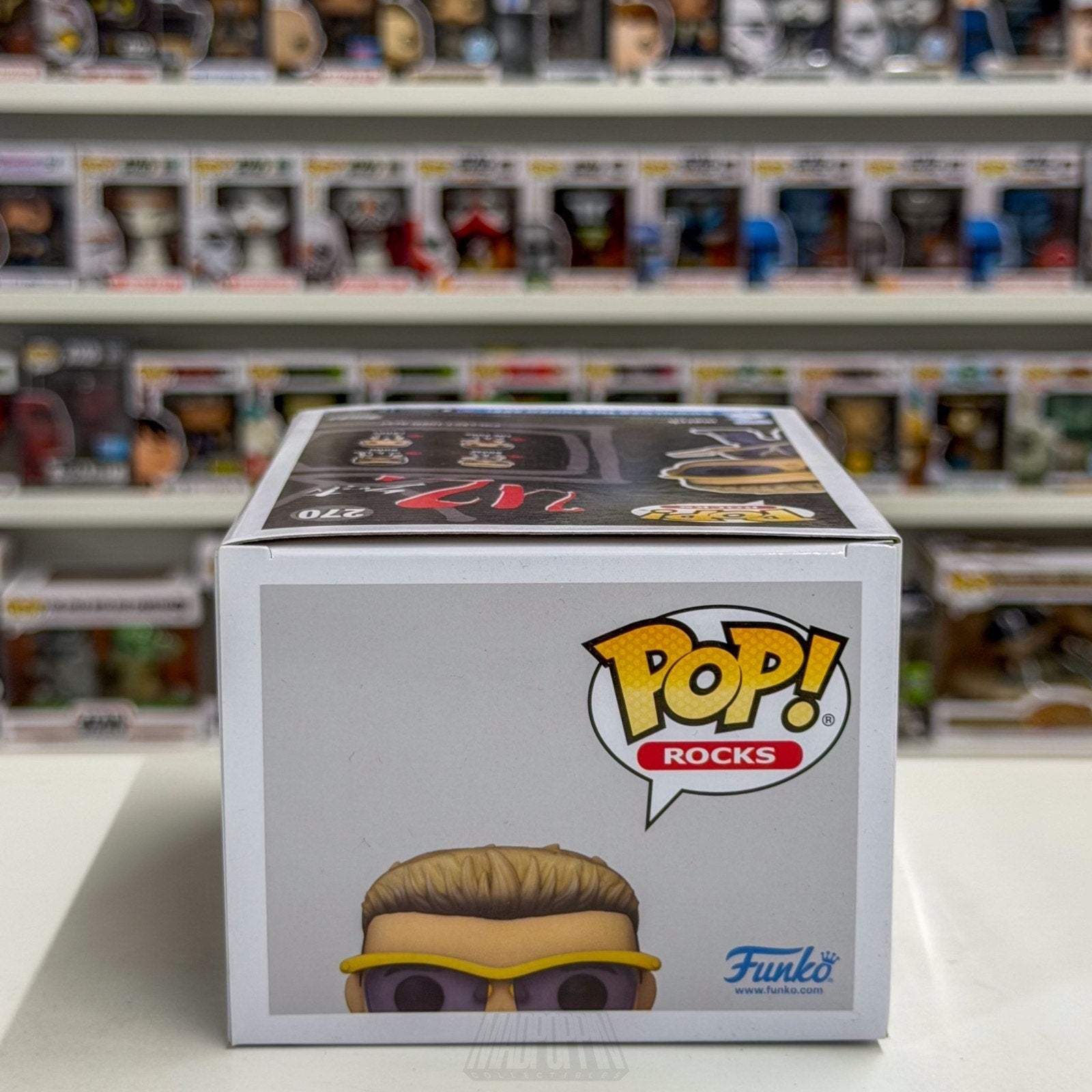 Funko Pop Rocks U2 Zoo TV Adam Clayton 270 Alternative Irish Band Vinyl Figure
