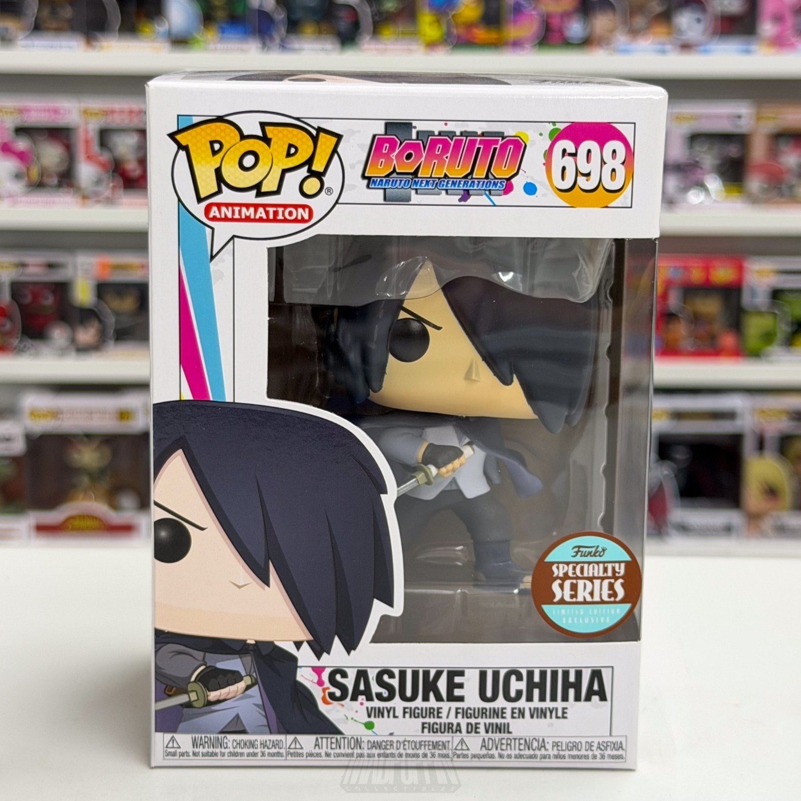 Funko Pop Anime Boruto Naruto Next Generations Sasuke Uchiha 698 Vinyl Figure