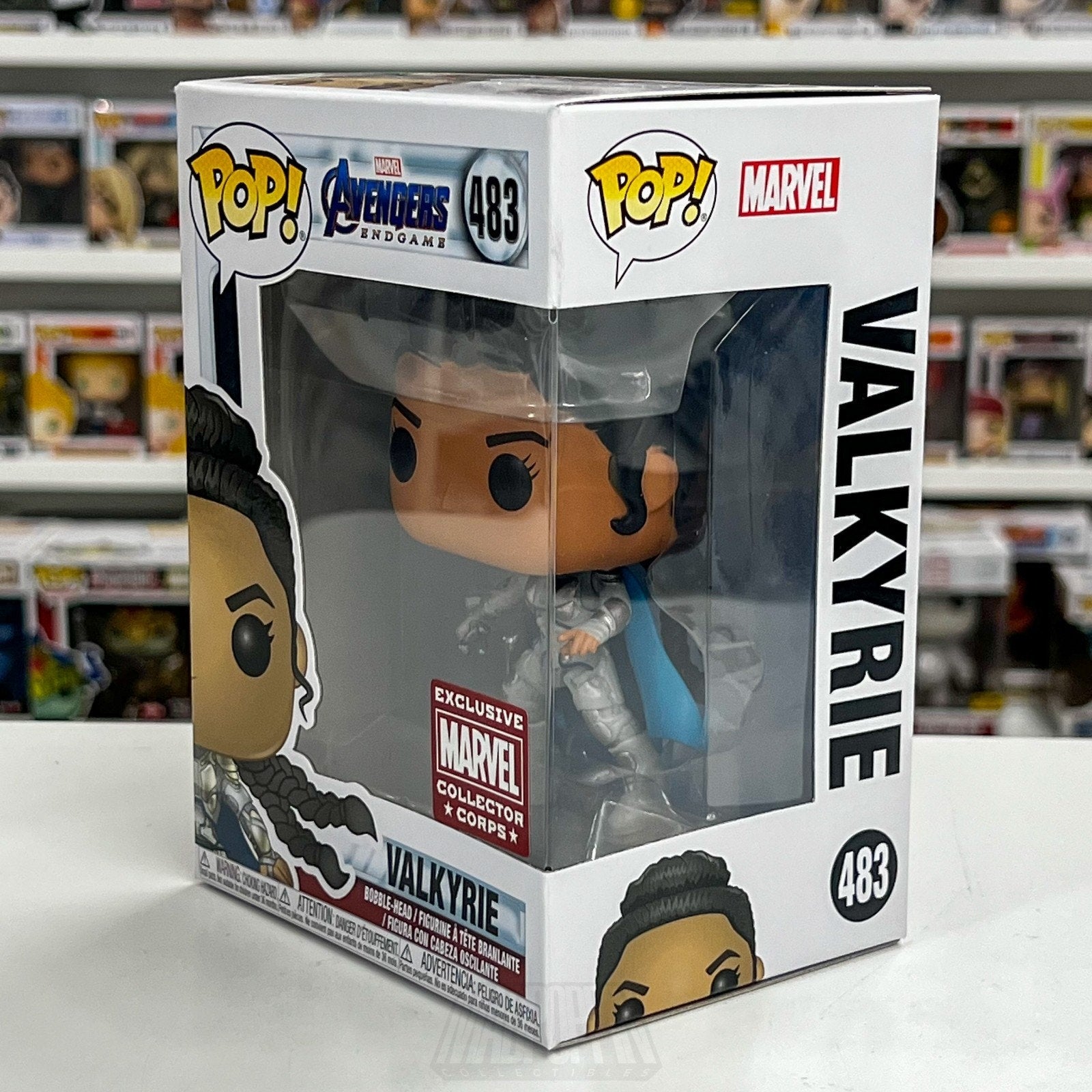 Funko Pop Marvel Collector Corps Avengers Endgame Valkyrie 483 Toy Vinyl Figure