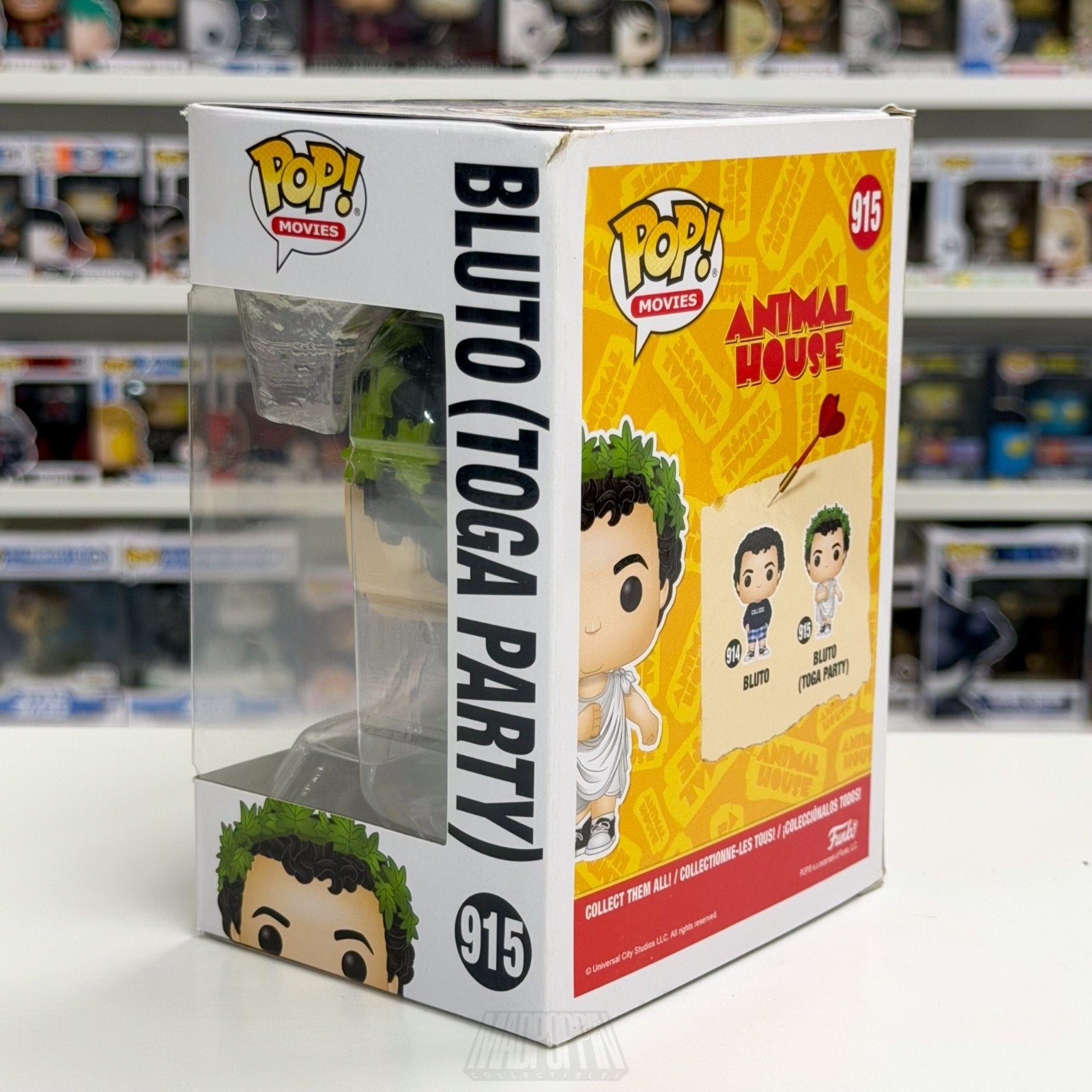 Funko Pop Movies Animal House Bluto Toga Party 915 Delta House Toy Vinyl Figure