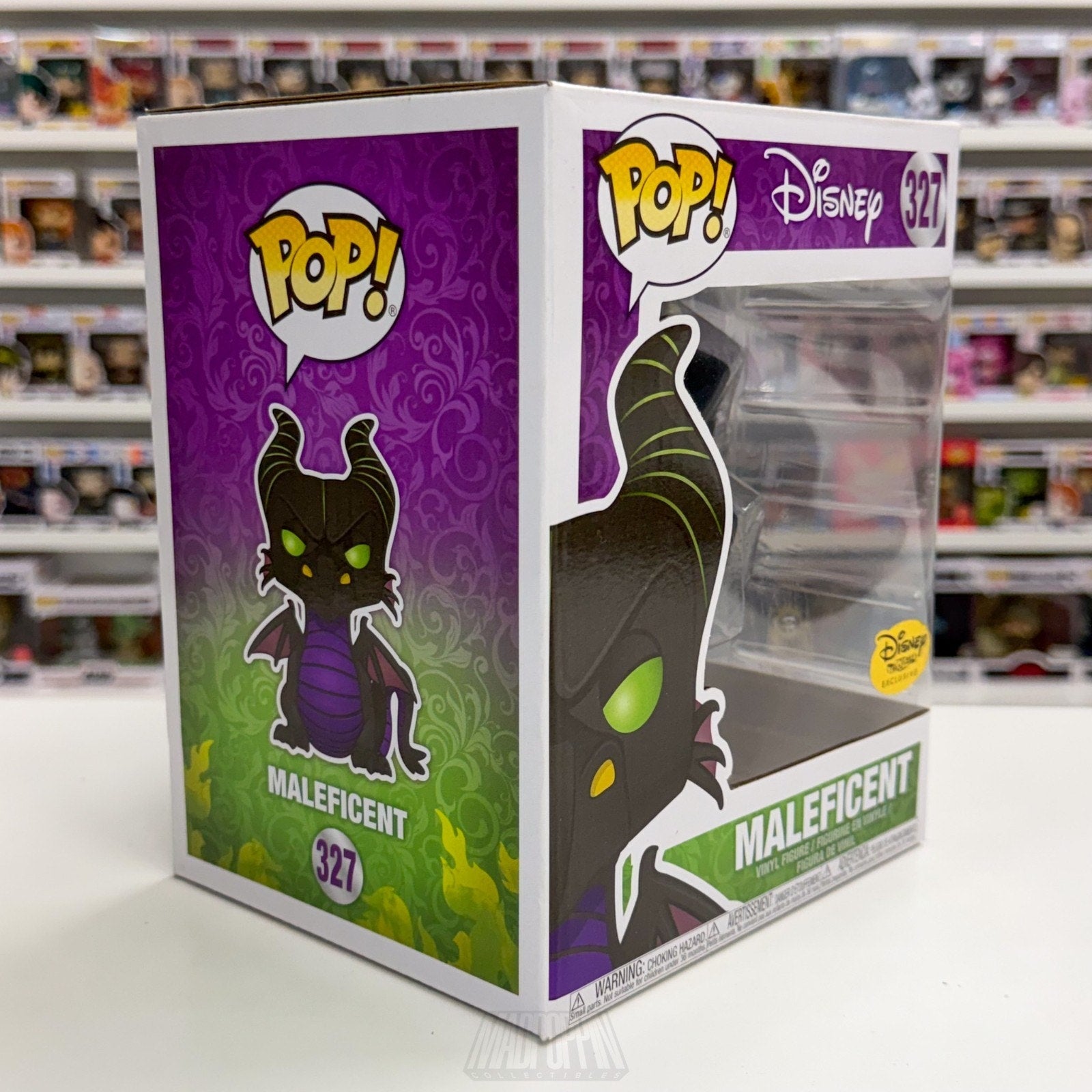 Funko Pop Disney Sleeping Beauty Maleficent 327 Wicked Dragon Vinyl 6" Figure