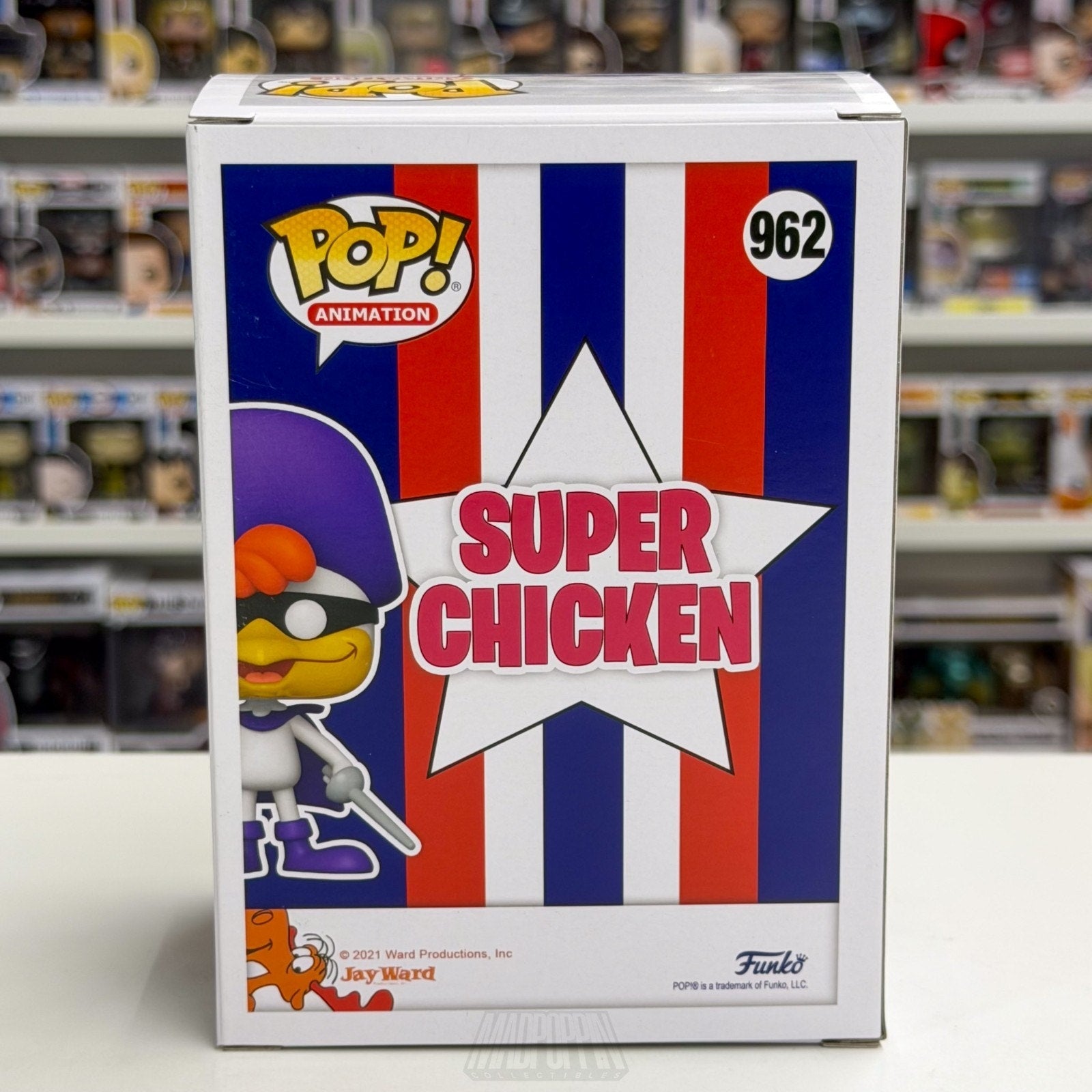 Funko Pop Animation Super Chicken 962 George of the Jungle Cartoon Vinyl Figure