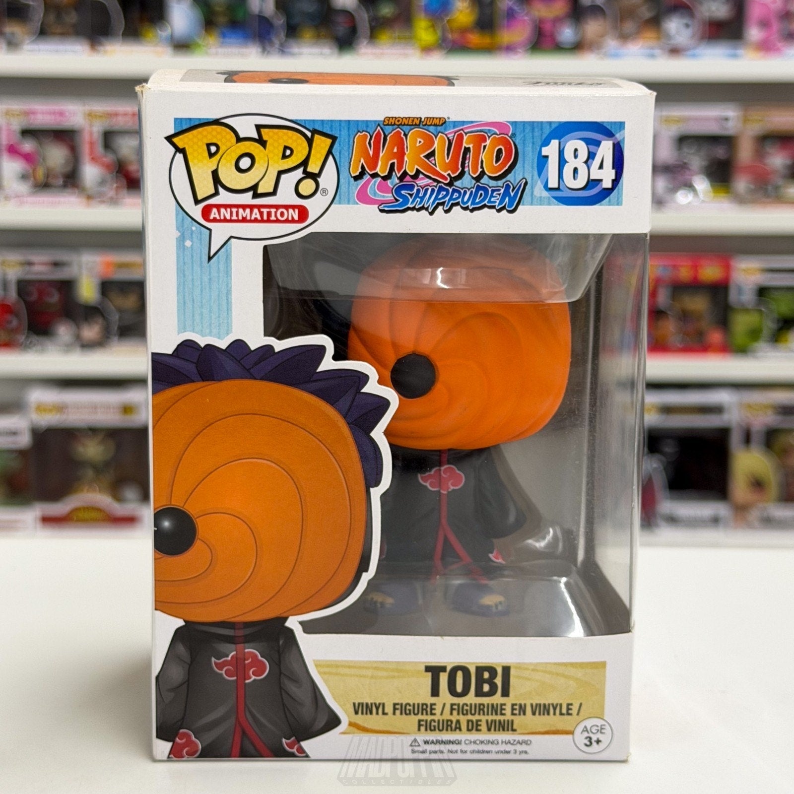 Funko Pop Anime Naruto Shippuden Tobi 184 Obito Uchiha Manga Toy Vinyl Figure