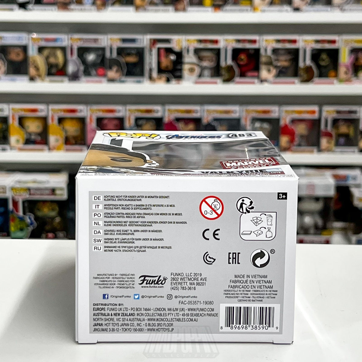 Funko Pop Marvel Collector Corps Avengers Endgame Valkyrie 483 Toy Vinyl Figure