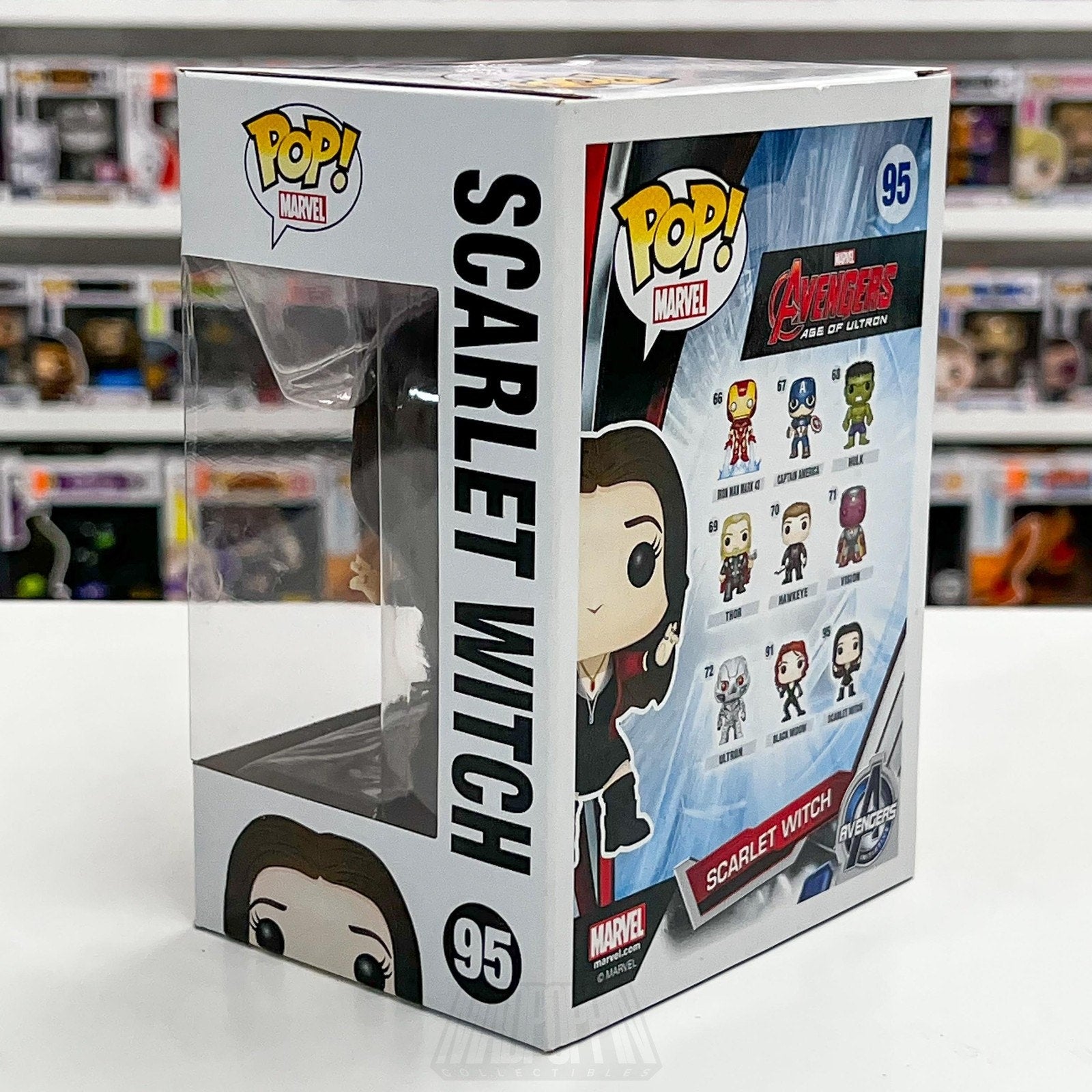 Funko Pop Marvel Avengers Age of Ultron Scarlet Witch 95 Vinyl Bobblehead Toy