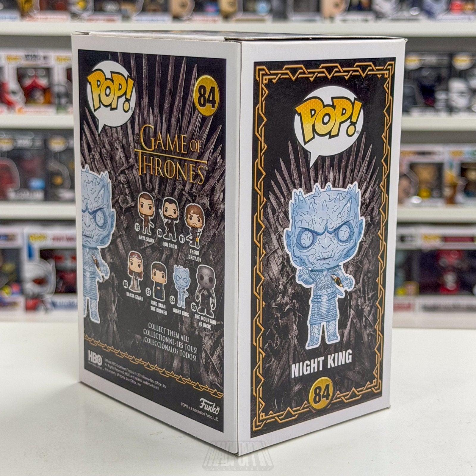 Funko Pop TV HBO Game of Thrones Night King Crystal Glow 84 Fantasy Vinyl Figure