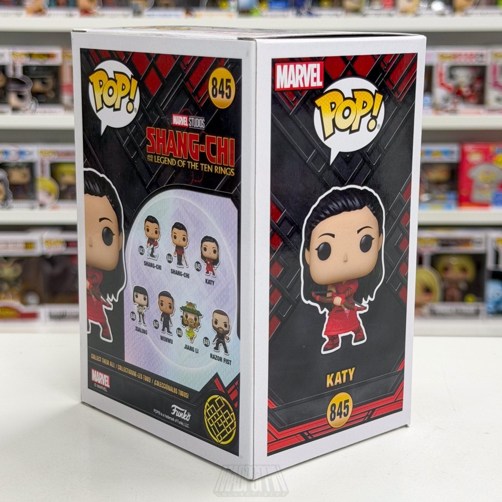 Funko Pop Marvel Shang-Chi Ten Rings Katy Chen Bow & Arrow 845 MCU Vinyl Figure