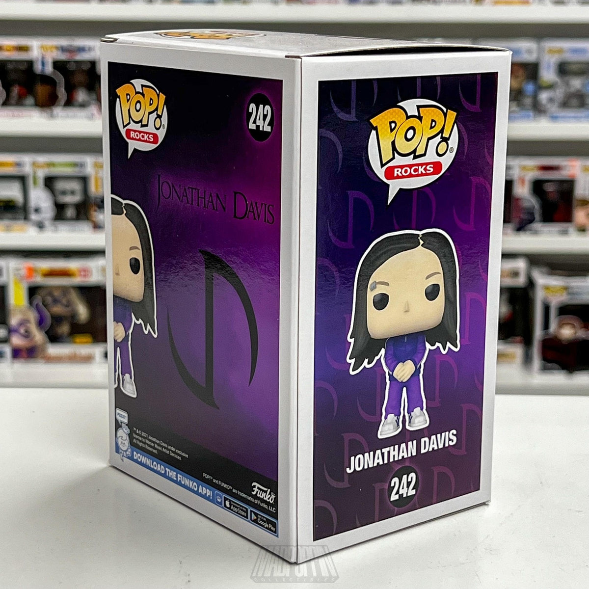 Funko Pop Rocks Jonathan Davis 242 Korn Band Nu Metal Music Toy Vinyl Figure