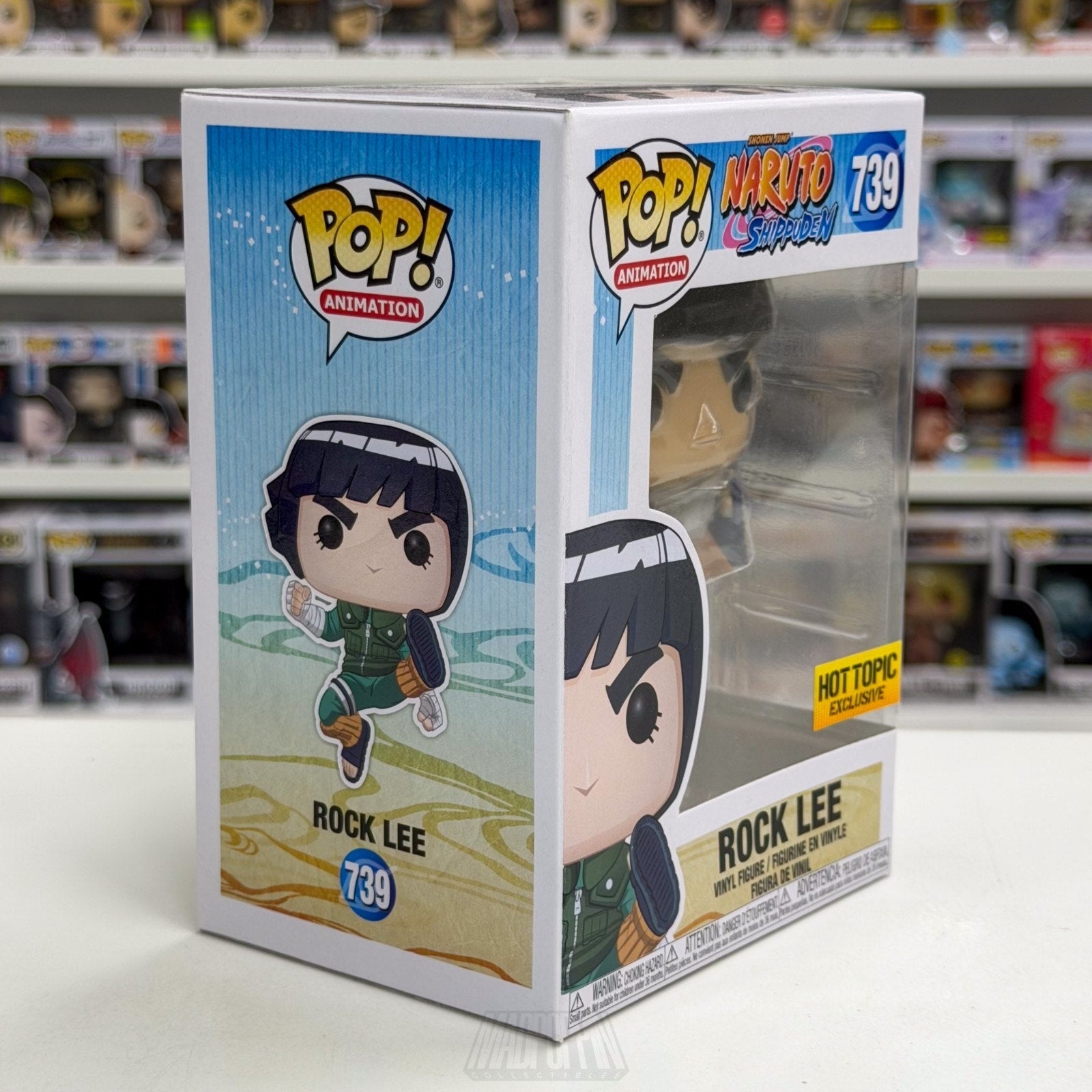 Funko Pop Anime Naruto Rock Lee Hot Topic 739 Vinyl Figure