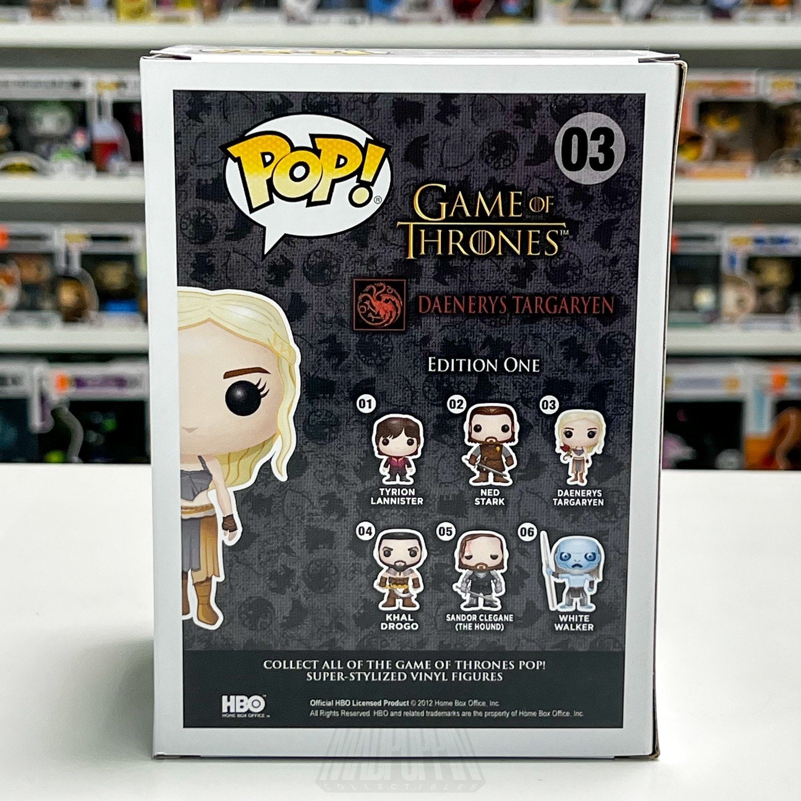Funko Pop TV HBO Game of Thrones Daenerys Targaryen Rhaegal 03 Toy Vinyl Figure