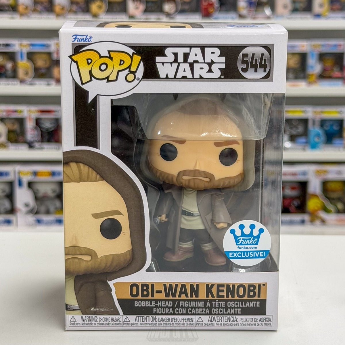 Funko Pop Star Wars Obi-Wan Kenobi Jedi Robe Exclusive 544 Force Toy Figure