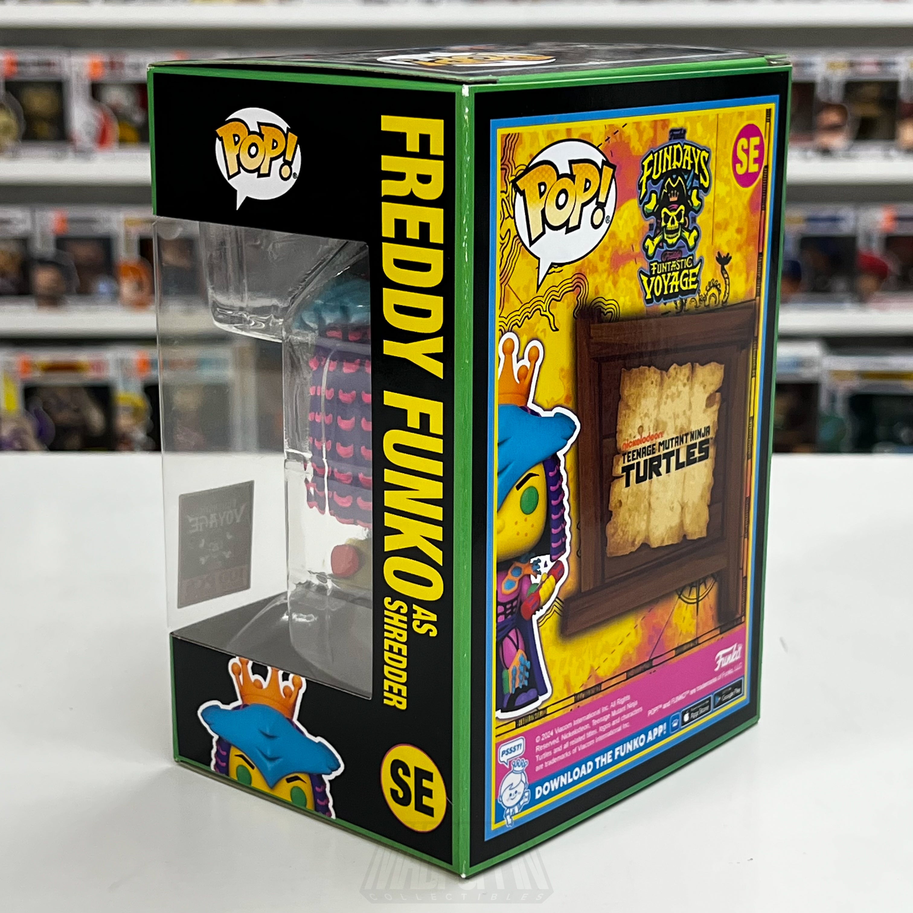 Funko Pop Fundays Funtastic Voyage Freddy as Shredder Blacklight 100 PCS TMNT - Madpoppin