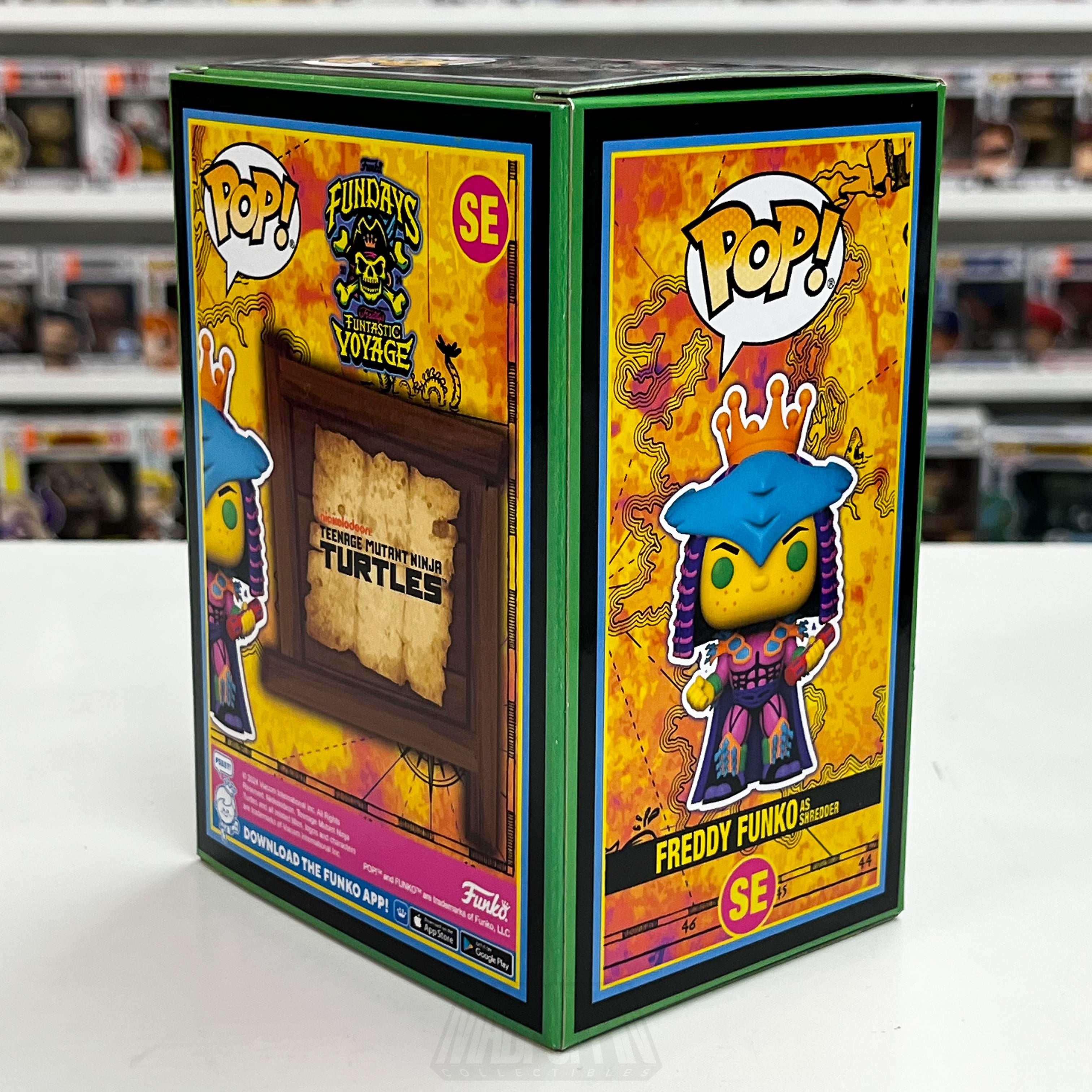 Funko Pop Fundays Funtastic Voyage Freddy as Shredder Blacklight 100 PCS TMNT - Madpoppin