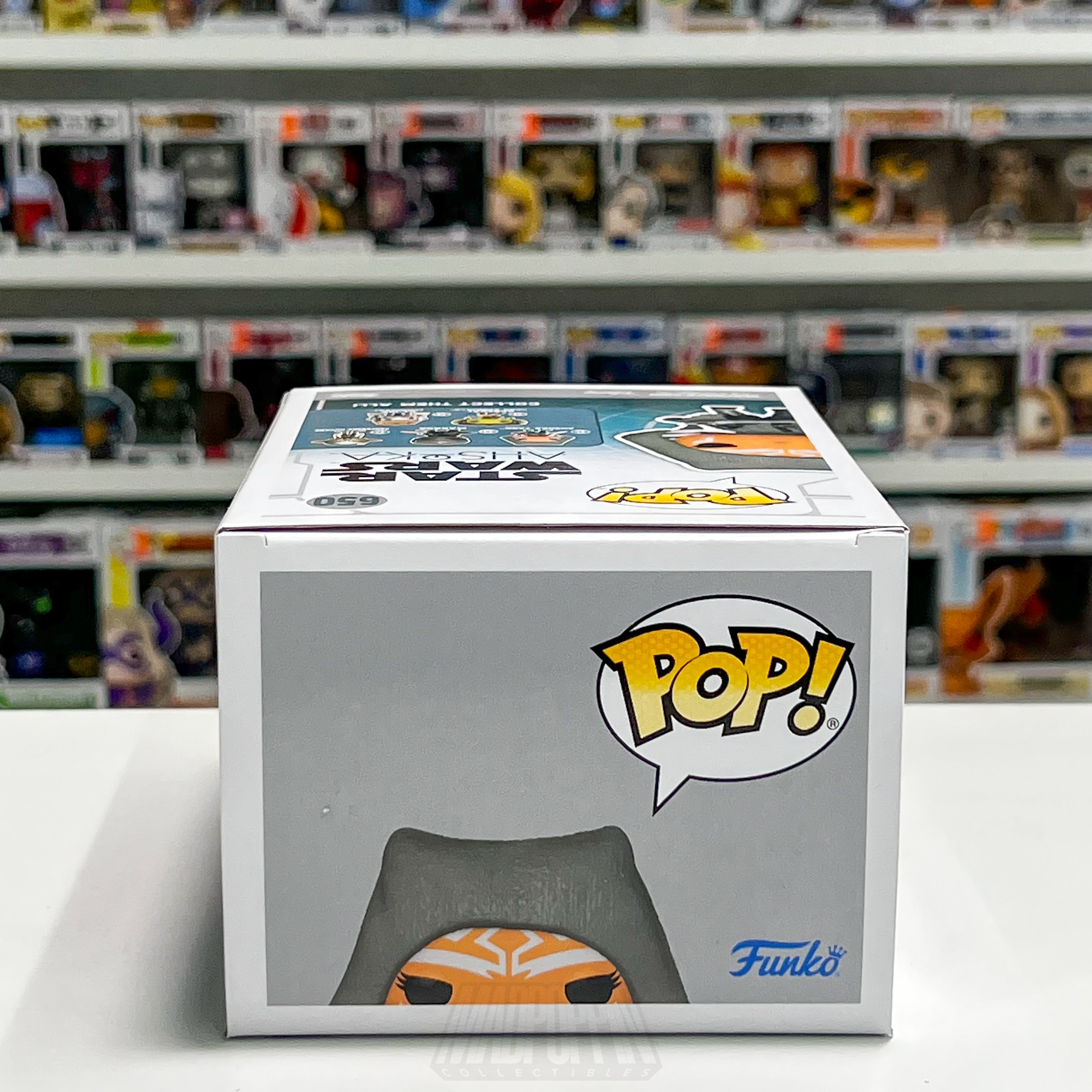 Funko Pop Star Wars Ahsoka Tano 650 Signed Ashley Eckstein Rosario Dawson COA - Madpoppin