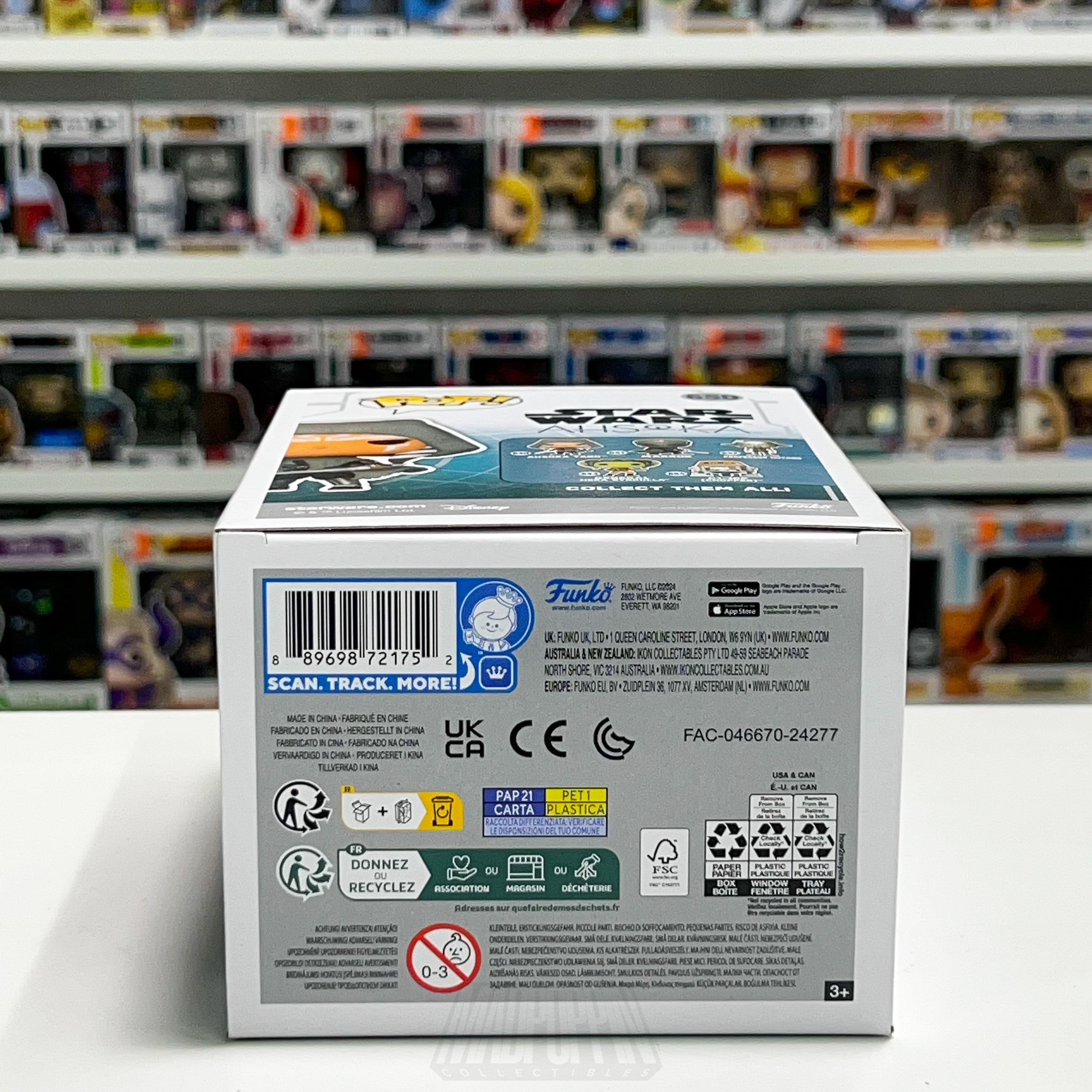 Funko Pop Star Wars Ahsoka Tano 650 Signed Ashley Eckstein Rosario Dawson COA - Madpoppin