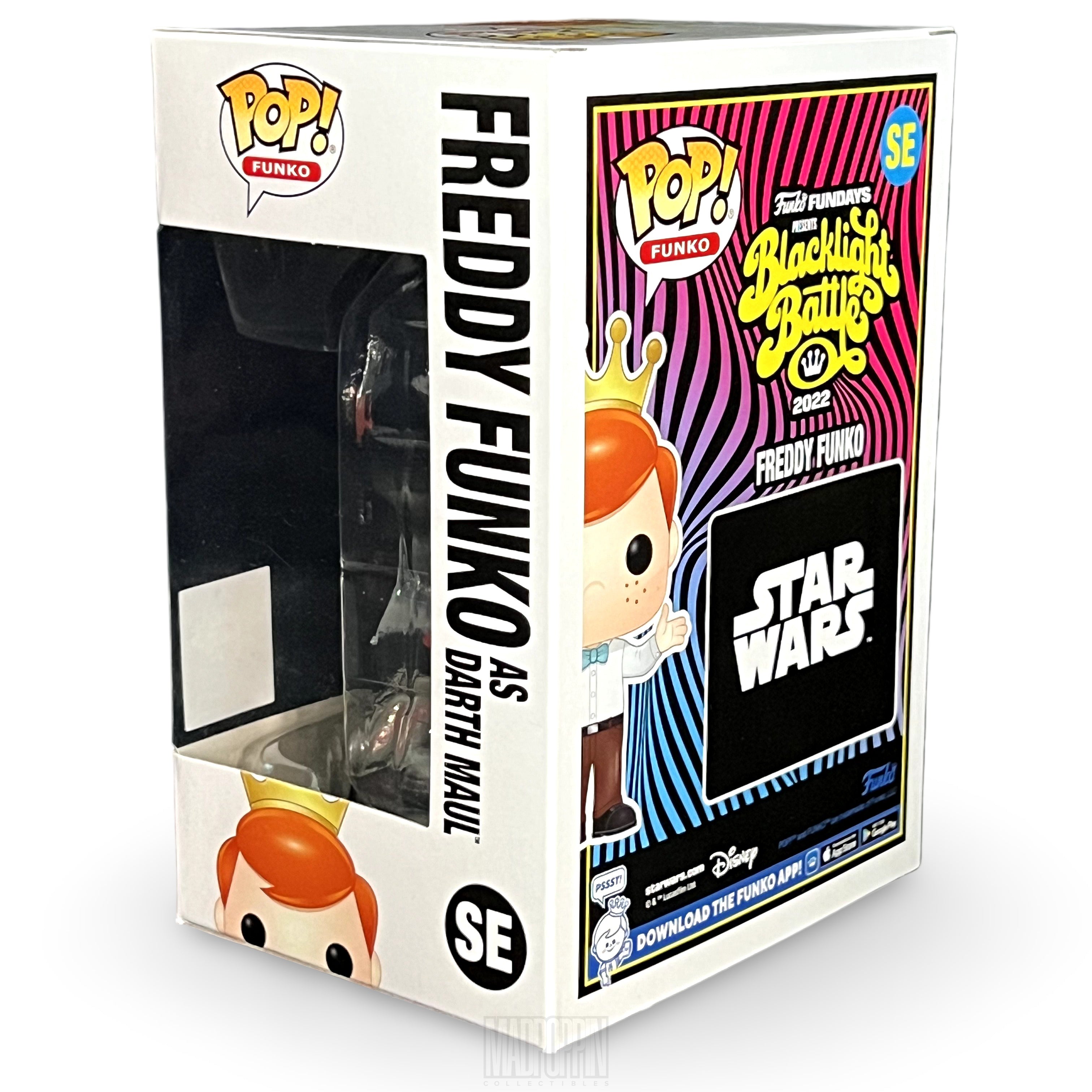 Funko Pop Fundays Blacklight Battle Star Wars Freddy as Darth Maul LE 4000 SE