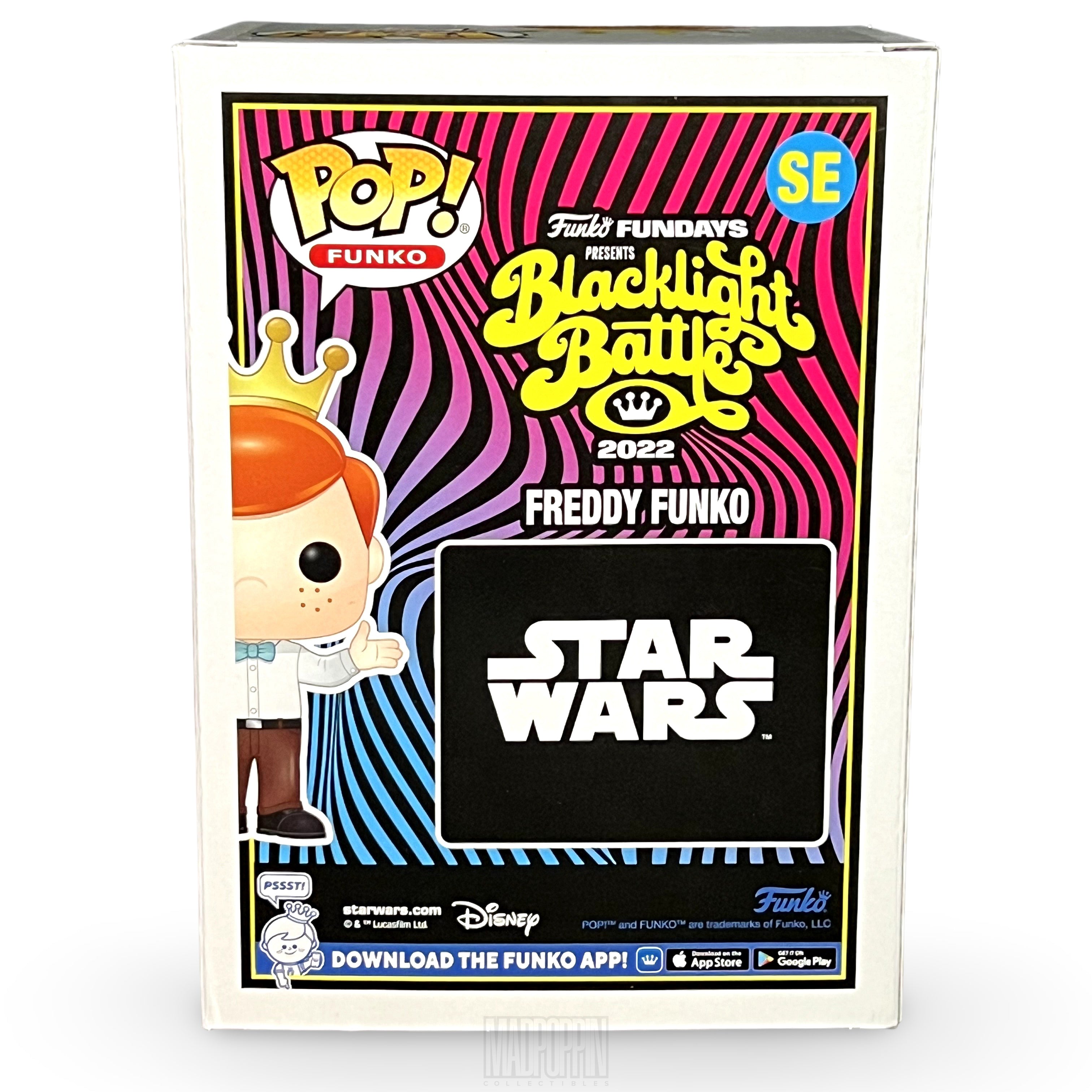 Funko Pop Fundays Blacklight Battle Star Wars Freddy as Darth Maul LE 4000 SE