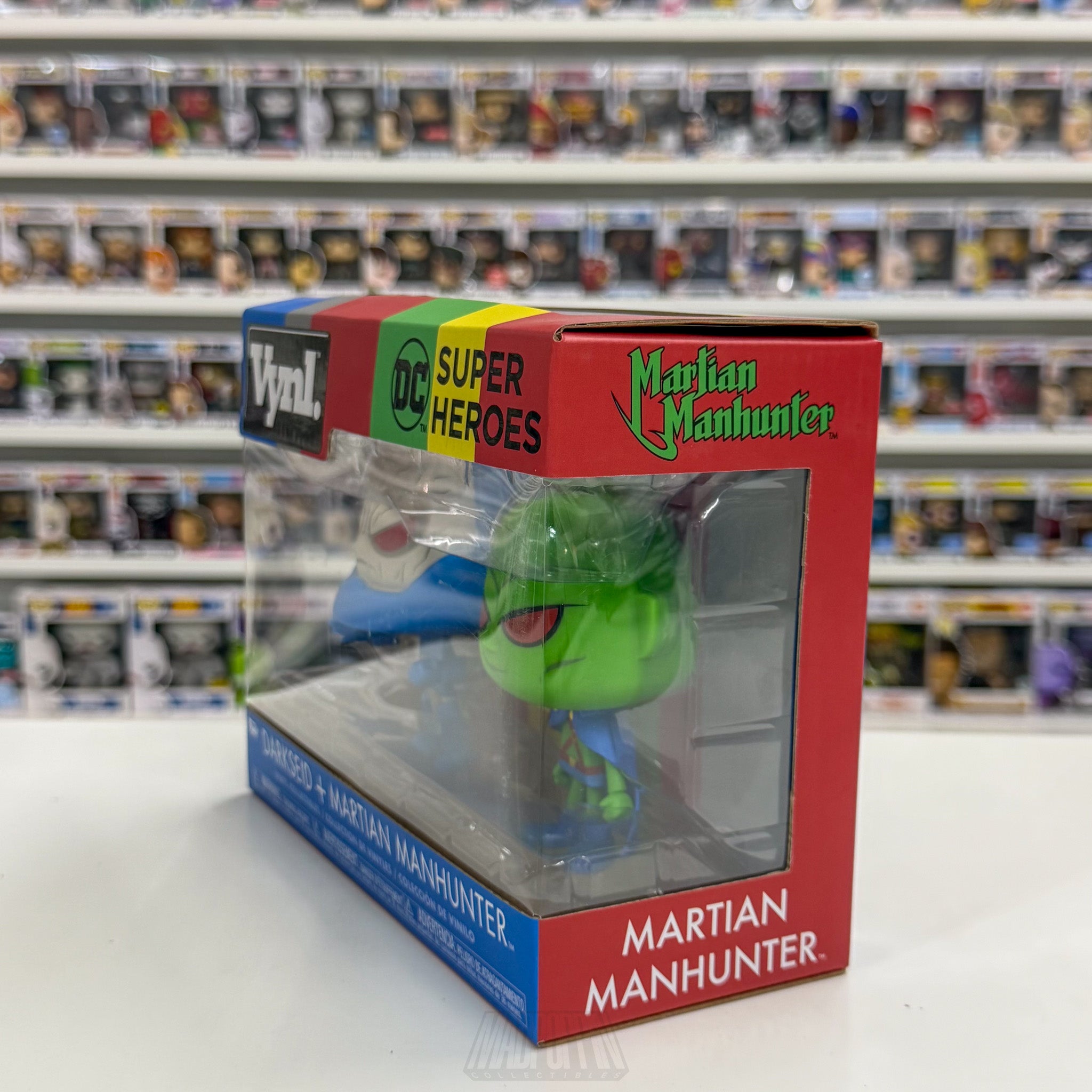 Funko Vynl DC Super Heroes Darkseid + Martian Manhunter 2Pack Toy Vinyl Figures