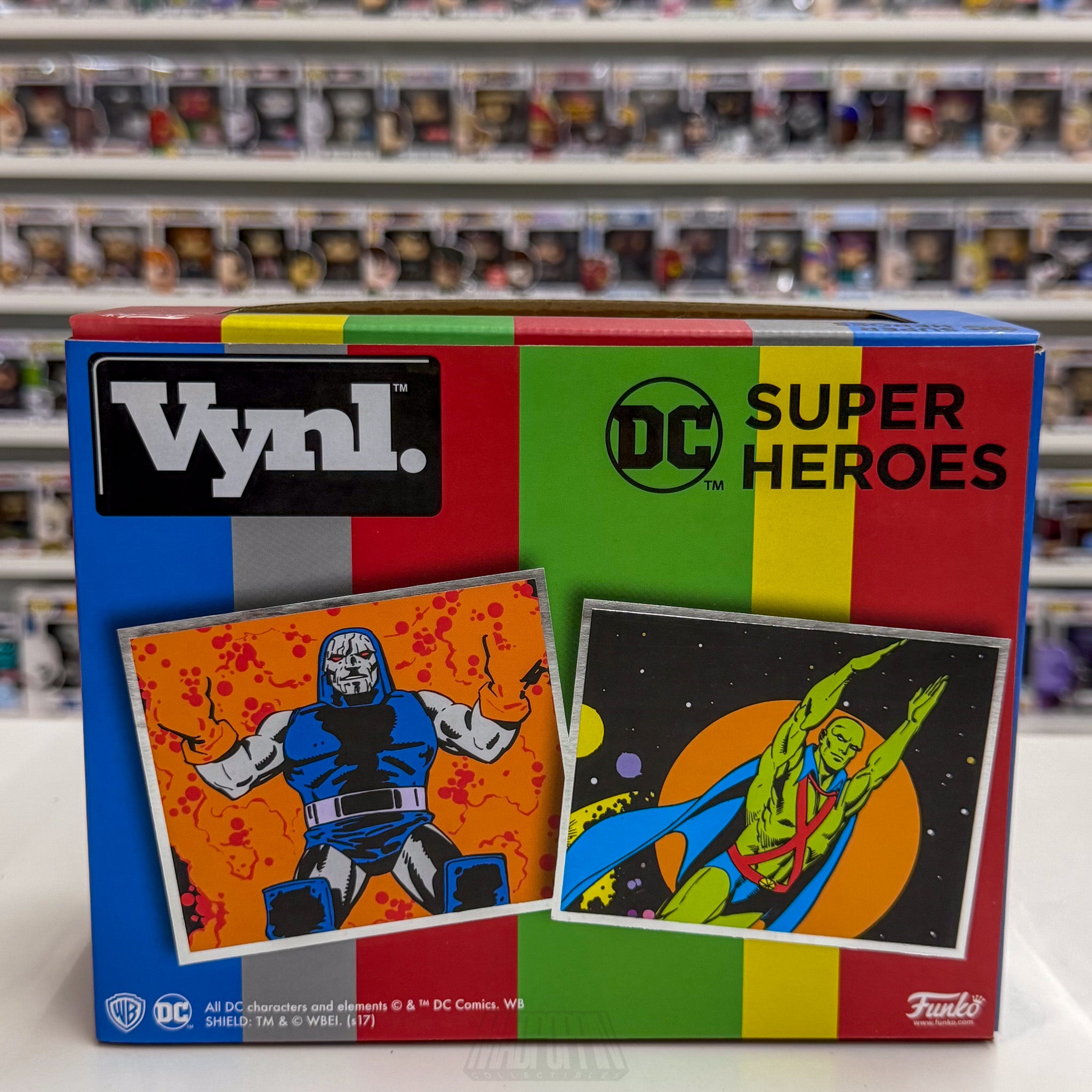 Funko Vynl DC Super Heroes Darkseid + Martian Manhunter 2Pack Toy Vinyl Figures