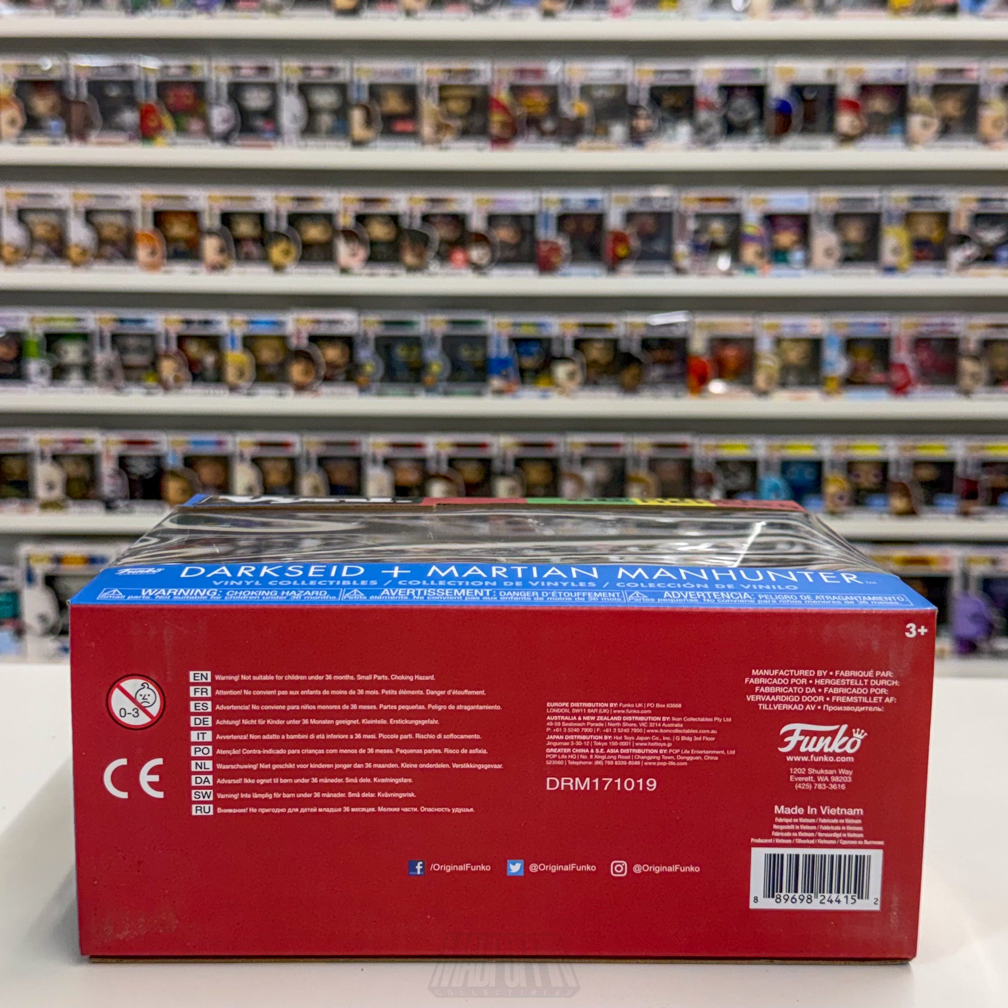 Funko Vynl DC Super Heroes Darkseid + Martian Manhunter 2Pack Toy Vinyl Figures