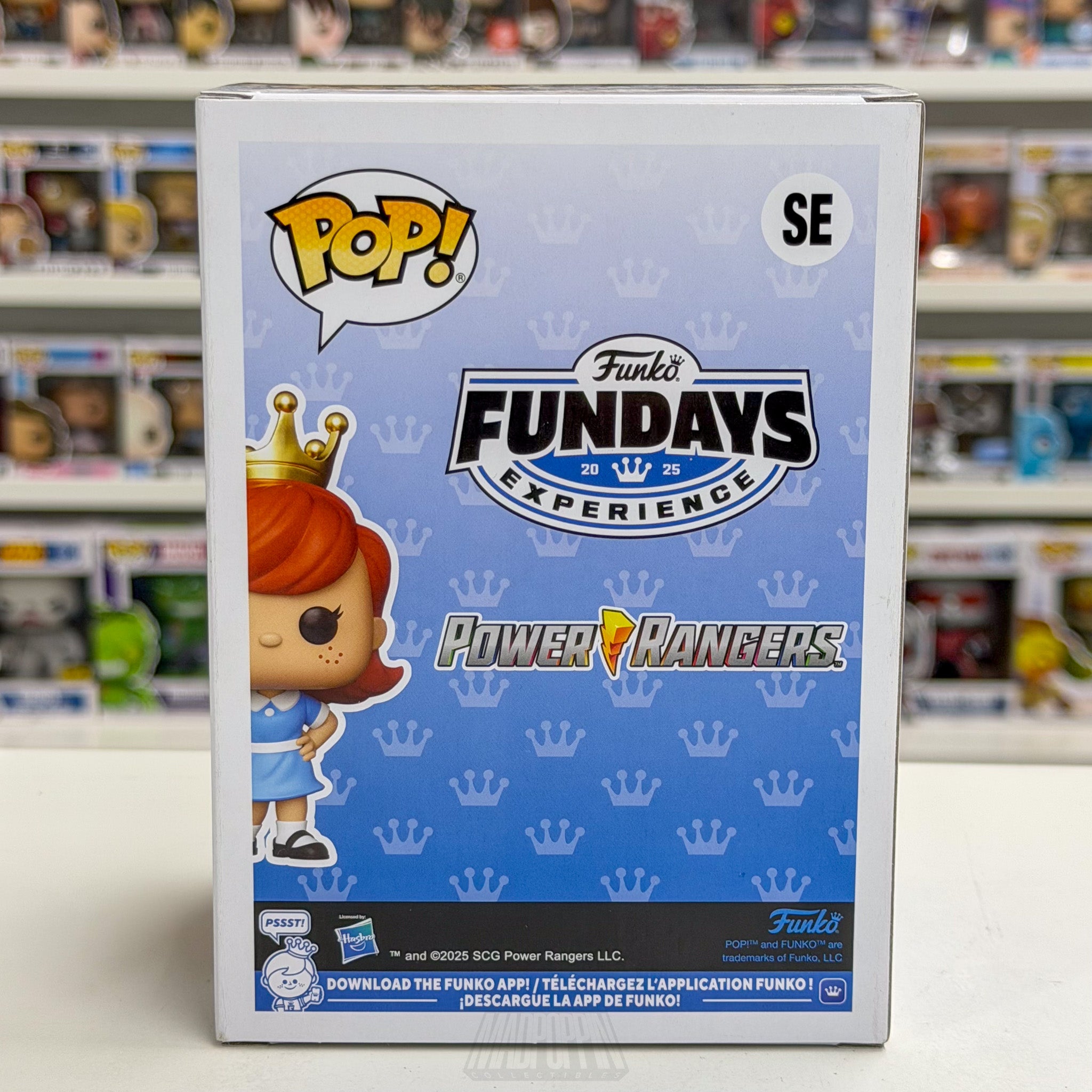 Funko Pop Fundays Franny Mighty Morphin Pink Ranger Metallic Show 100 PCS MMPR