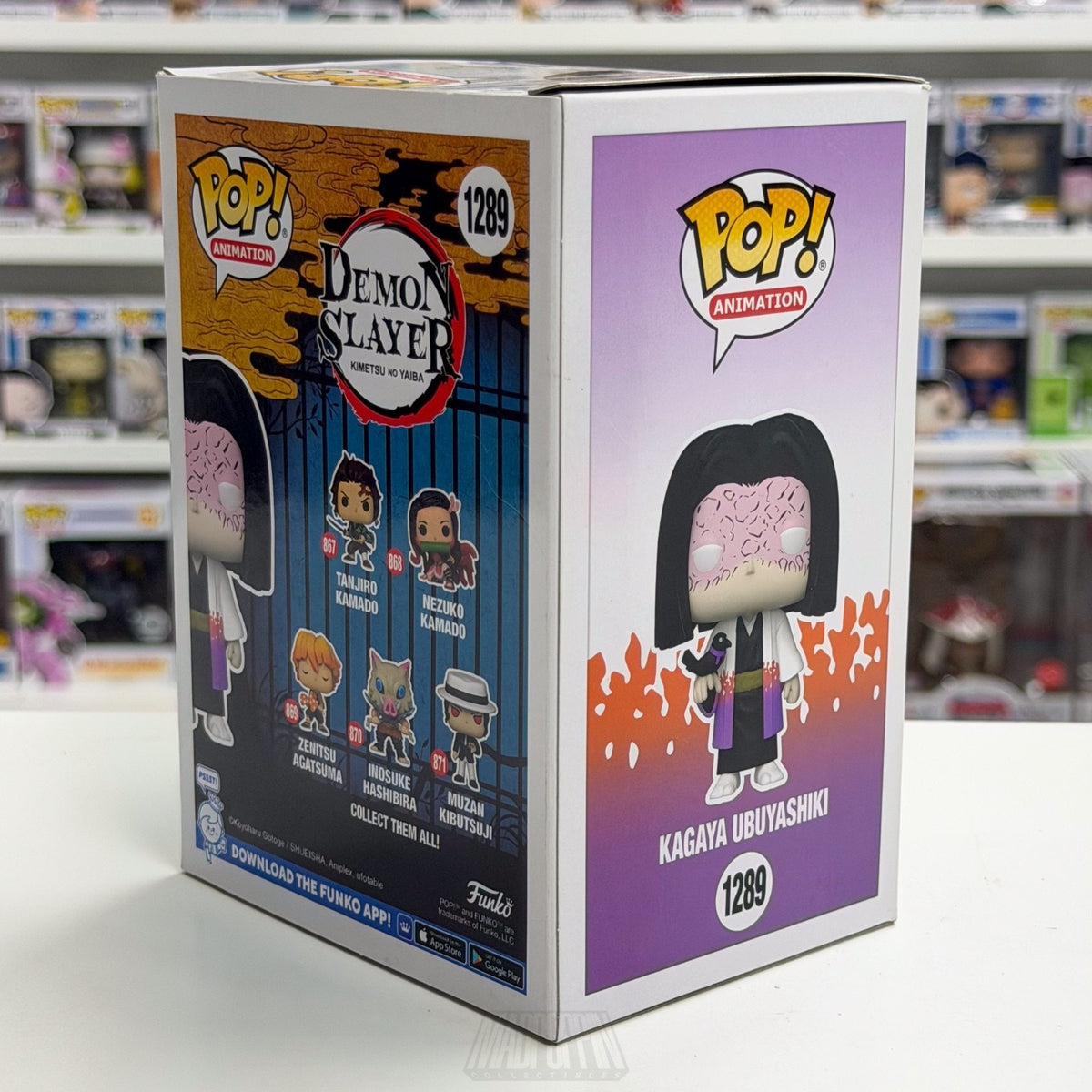 Funko Pop Anime Demon Slayer Kagaya Ubuyashiki Crunchyroll 1289 Toy Vinyl Figure