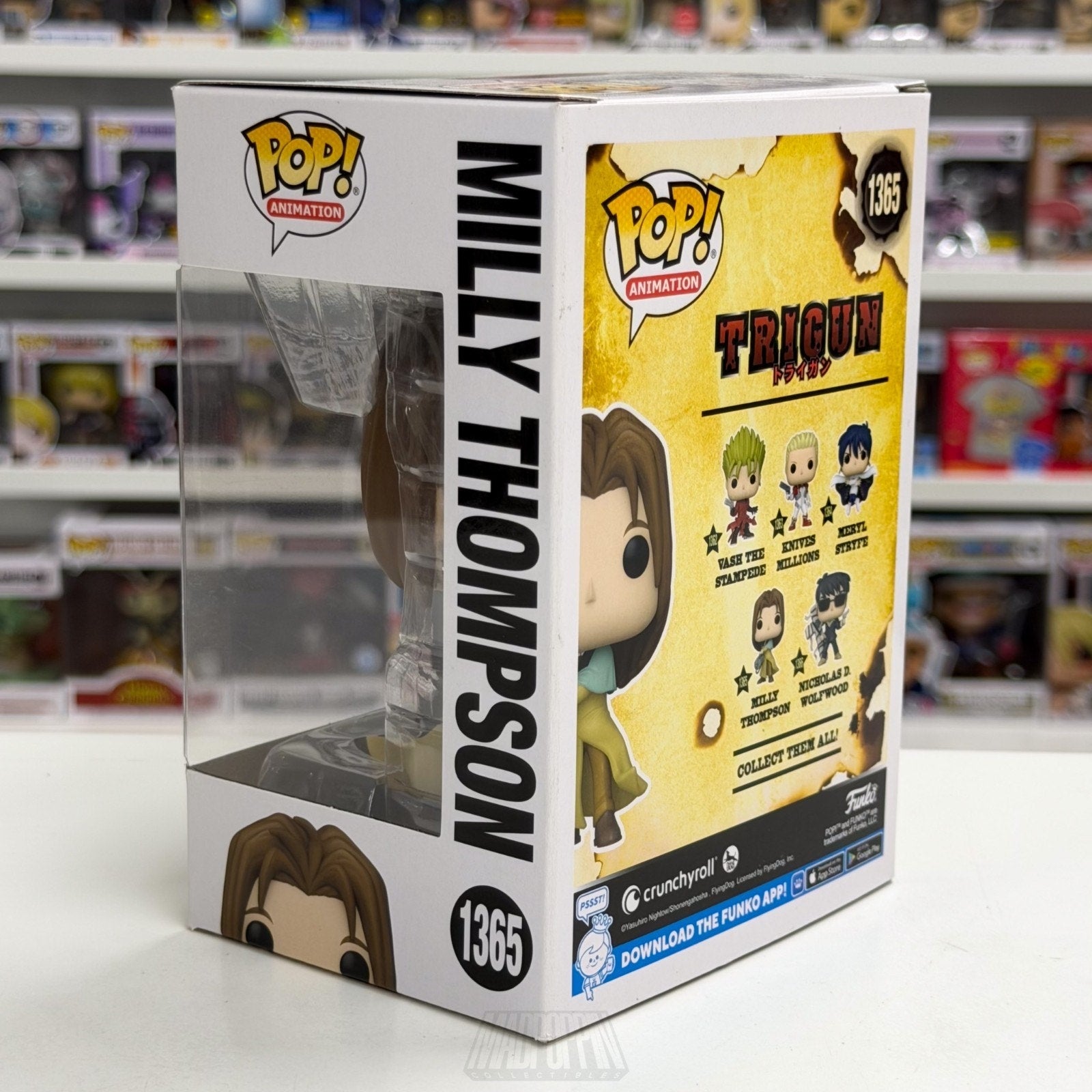 Funko Pop Anime Trigun Milly Thompson 1365 Space Western Japan Manga Toy Figure