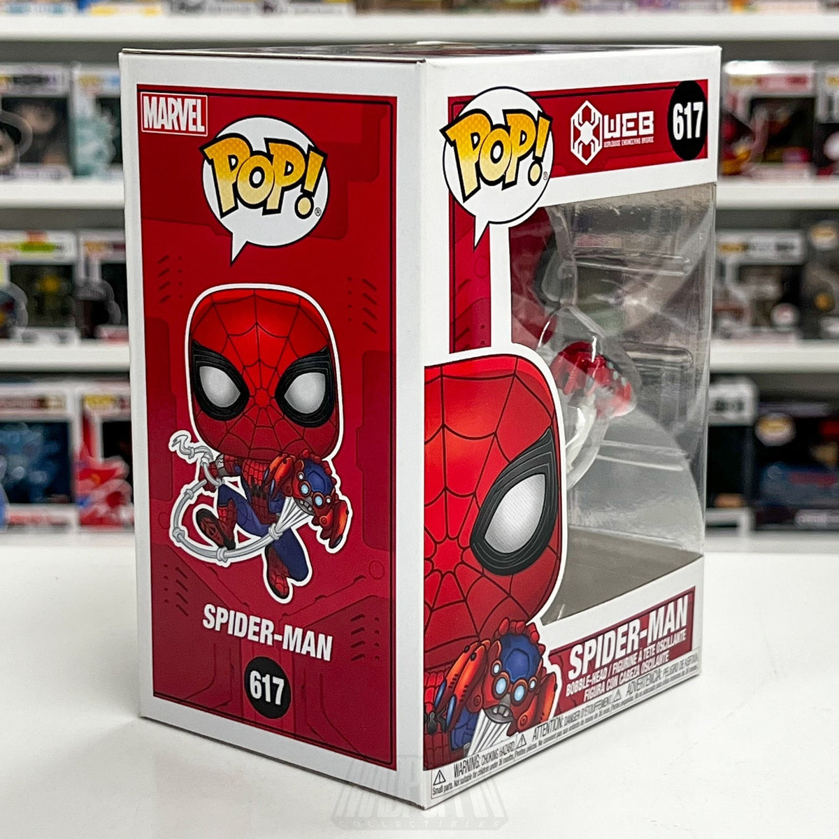 Funko Pop Marvel WEB Spider-Man Disney Parks Exclusive 617 Toy Vinyl Figure