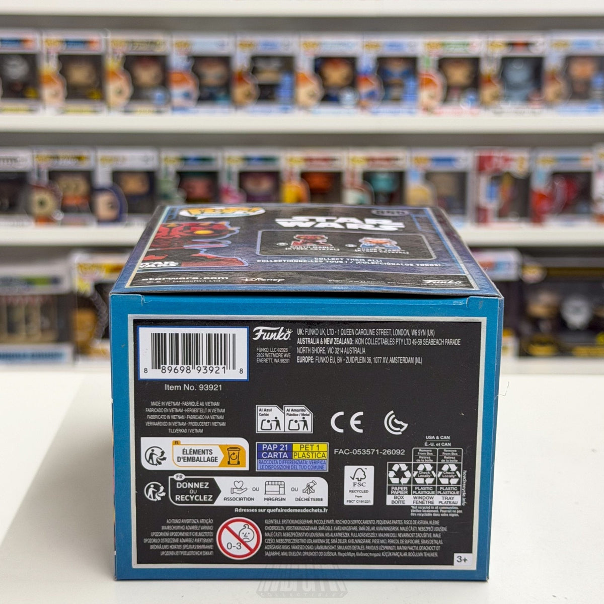 Funko Pop Star Wars Darth Maul Kyber Crystal SDCC Limited 848 Sith Vinyl Figure