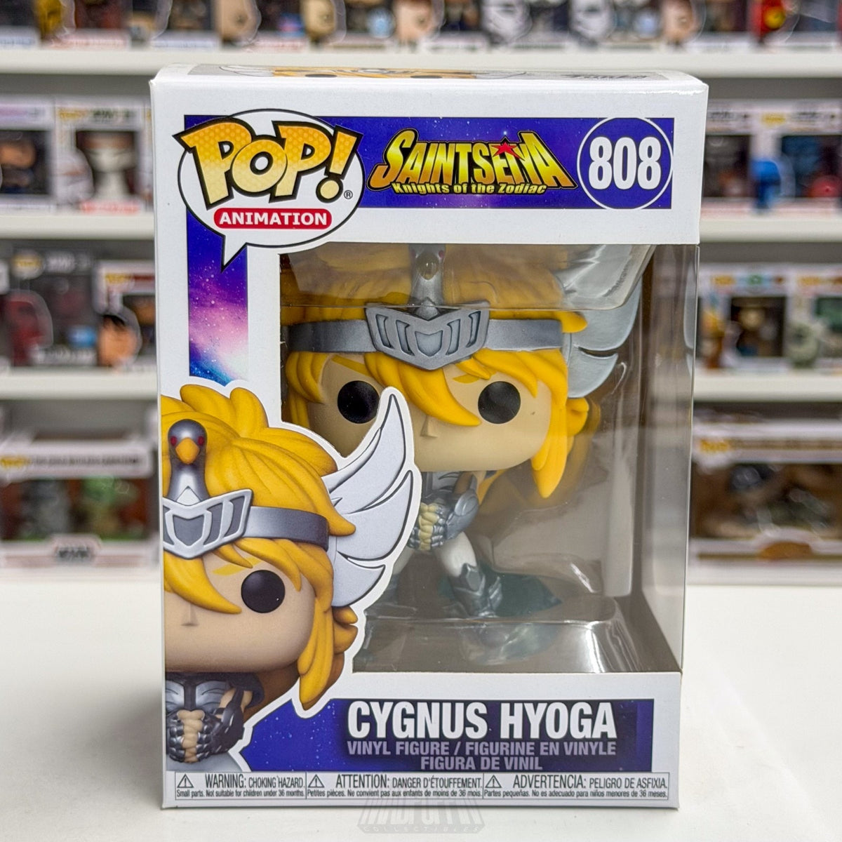 Funko Pop Anime Saint Seiya Cygnus Hyoga 808 Japanese Manga Toy Vinyl Figure