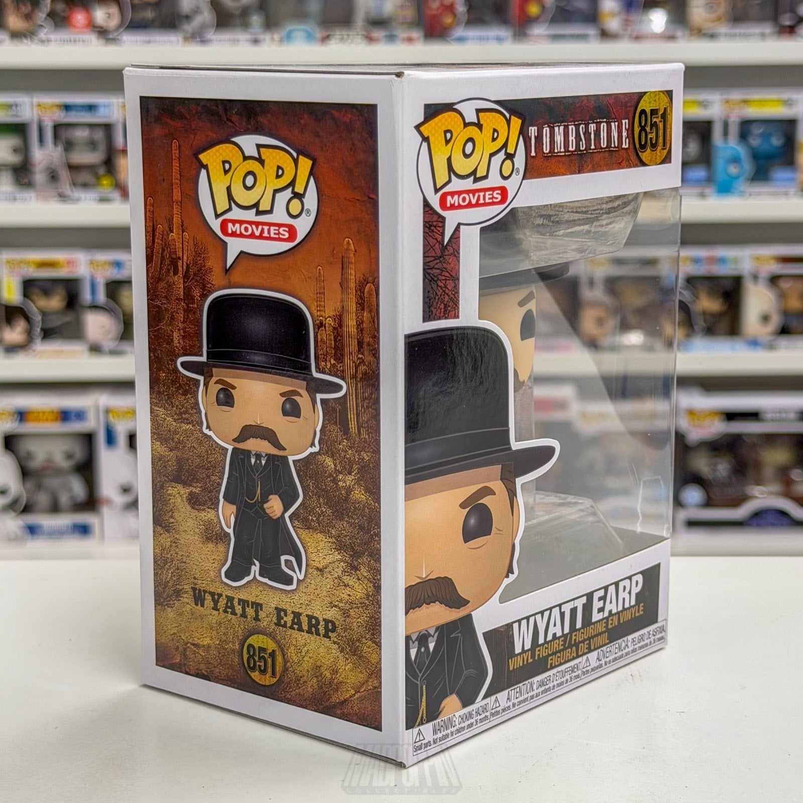 Funko Pop Movies Tombstone Wyatt Earp 851 Western Cowboys Outlaws Vinyl Figure