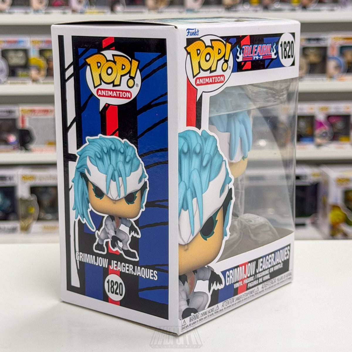 Funko Pop Anime Bleach Grimmjow Jeagerjaque 1820 Japanese Manga Toy Vinyl Figure