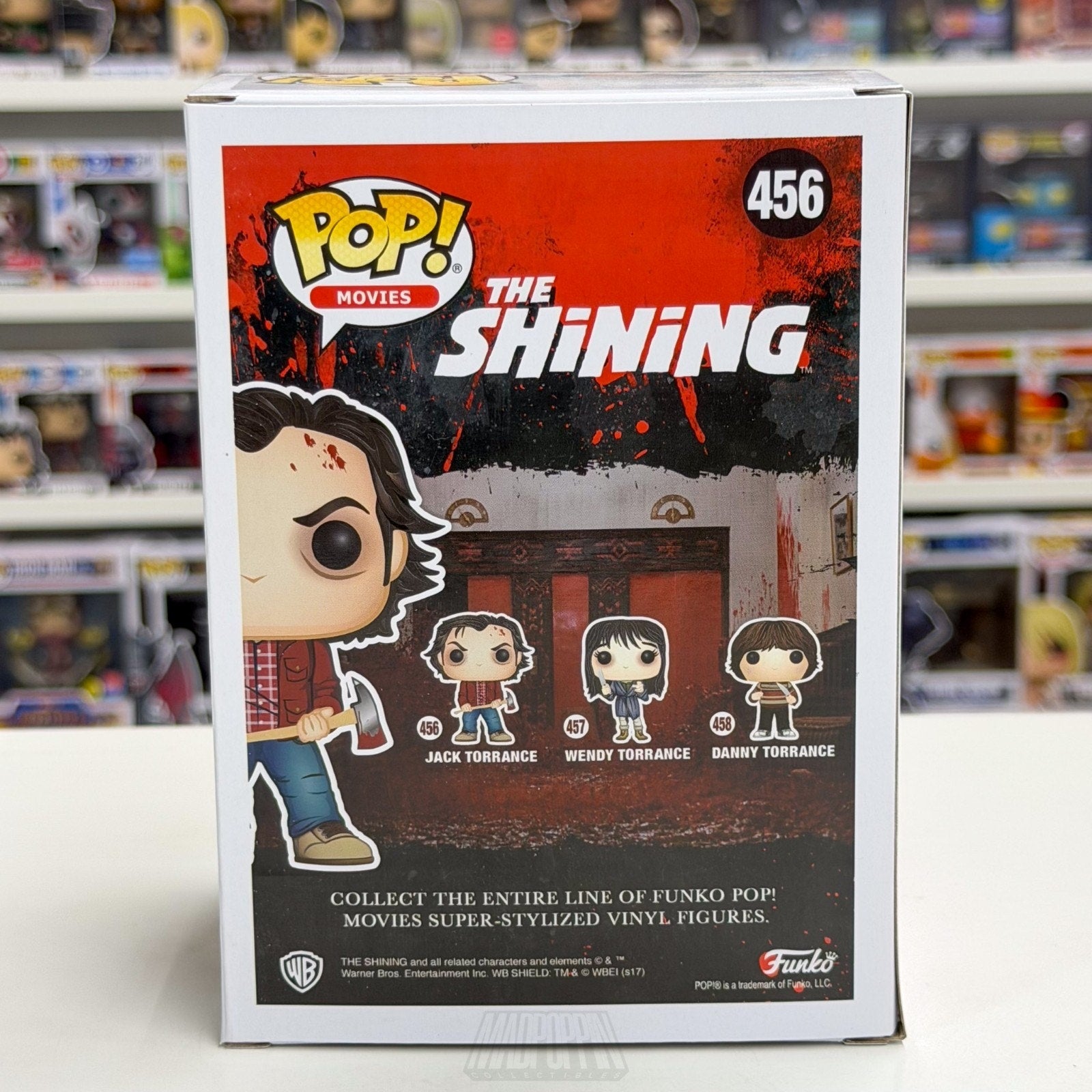 Funko Pop Movies The Shining Jack Torrance w/Axe 456 Horror Kubrick Vinyl Figure