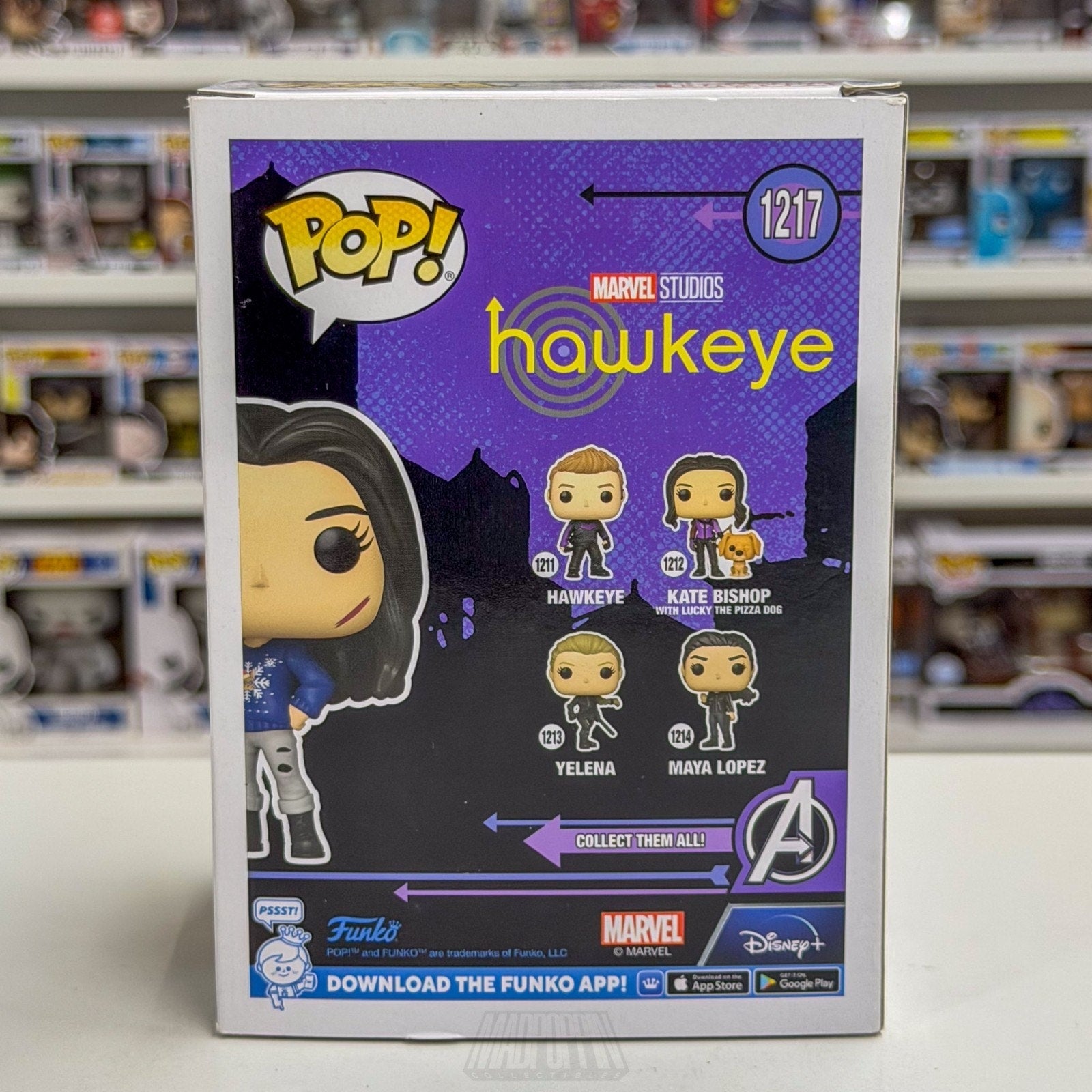 Funko Pop Marvel Hawkeye Kate Bishop Christmas Sweater Target 1217 Vinyl Figure