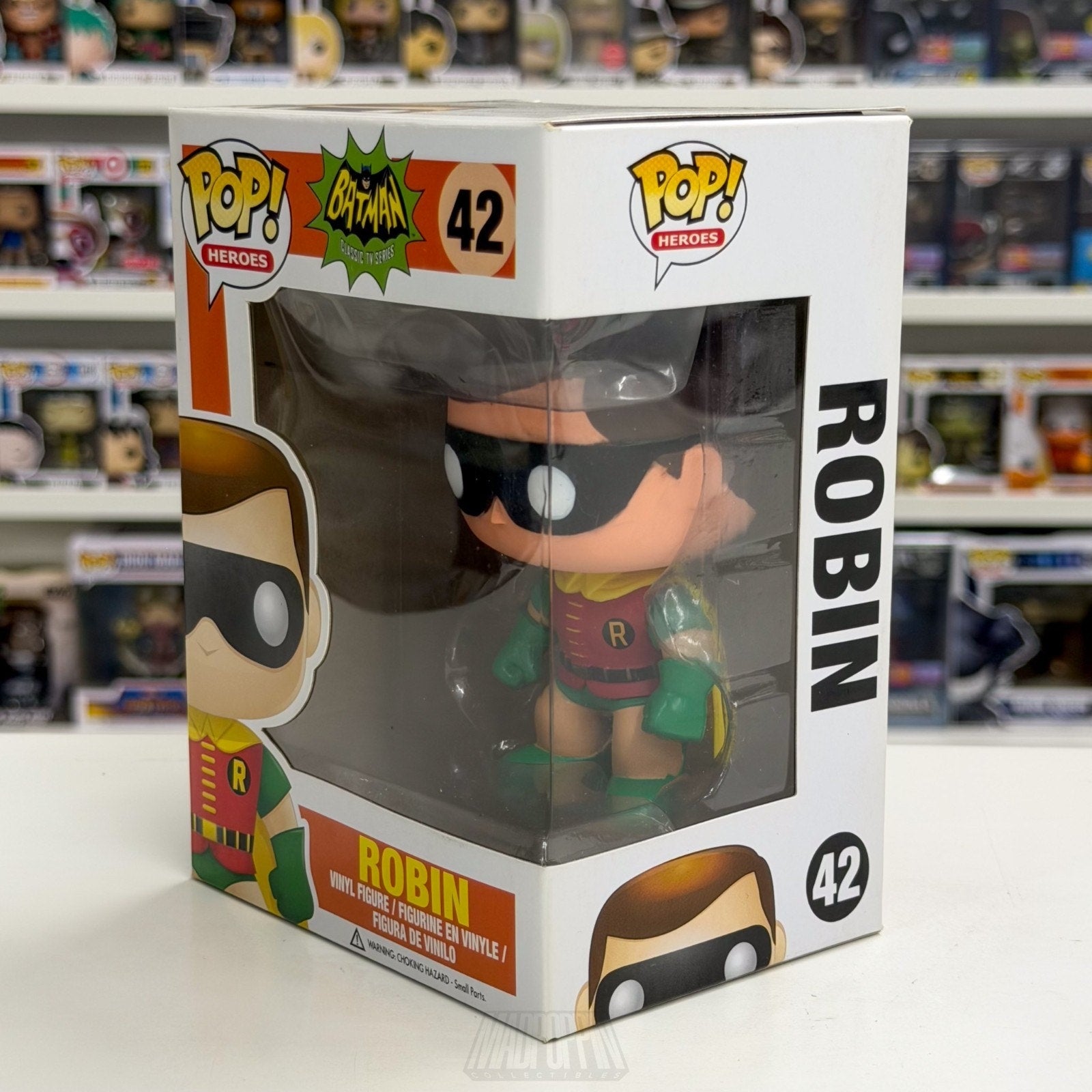 Funko Pop DC Heroes Batman Classic TV Series Robin 42 Boy Wonder Vinyl Figure