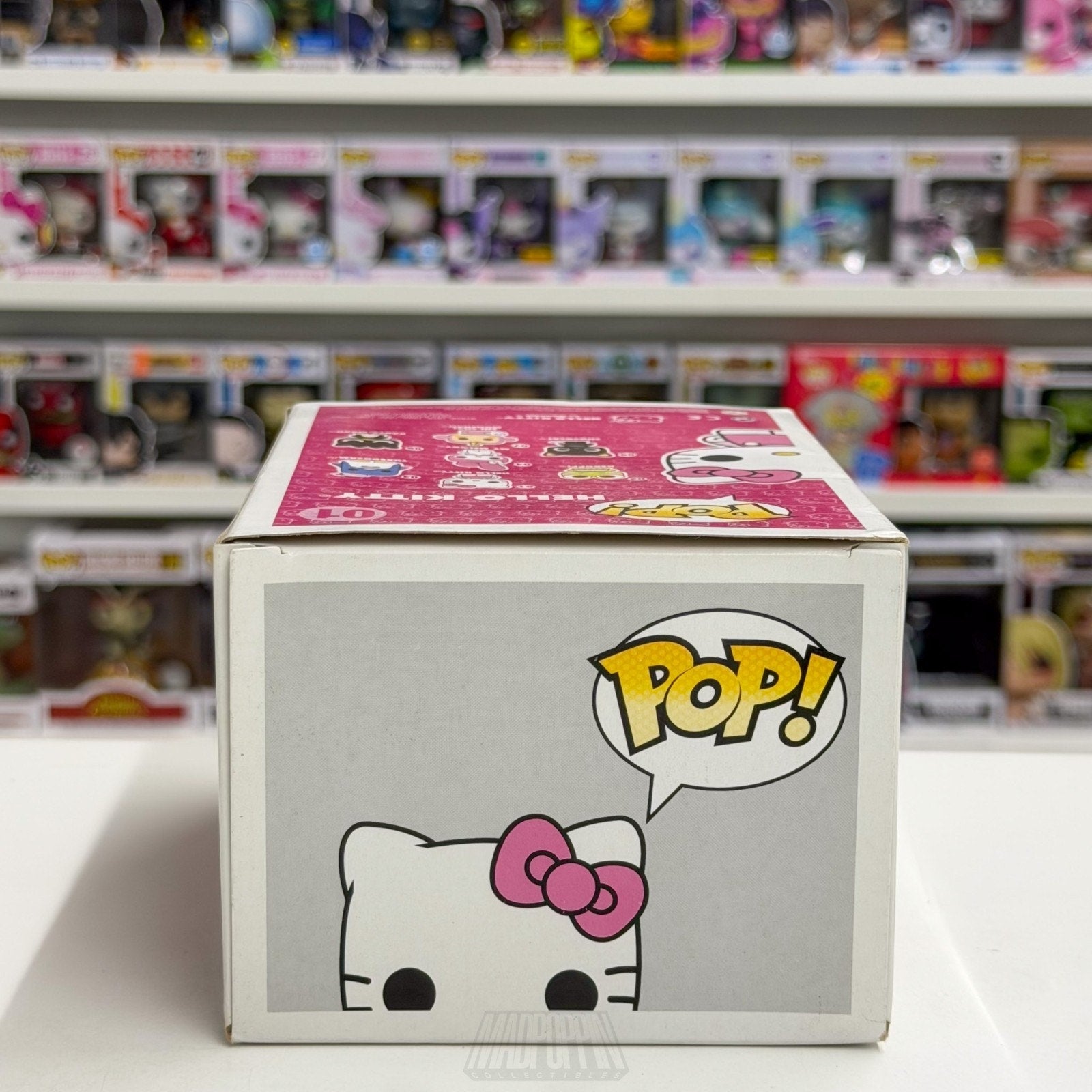 Funko Pop Sanrio Hello Kitty w/Bow 01 Pink Outfit Vaulted RARE Toy Vinyl Figure