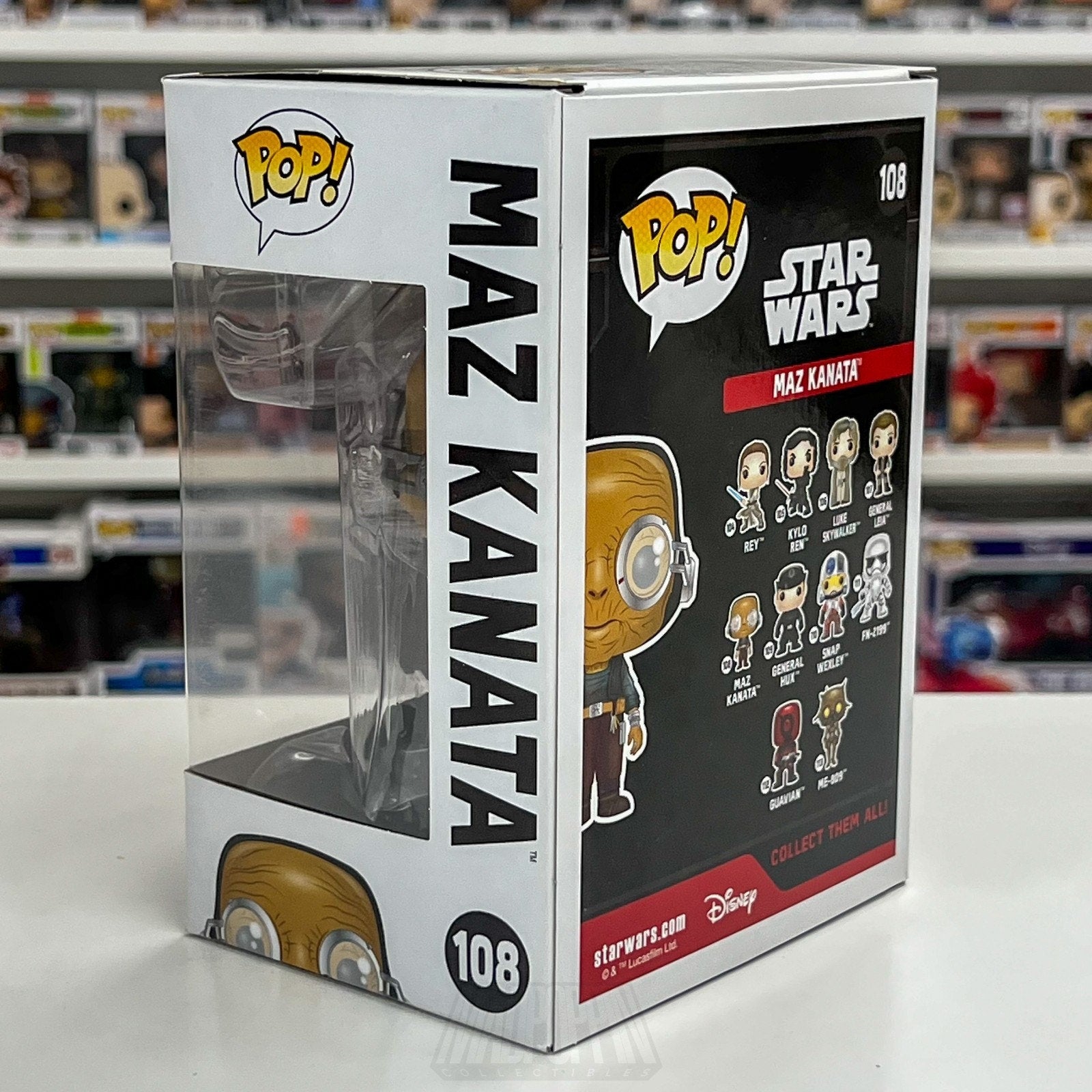 Funko Pop Star Wars Episode VII Force Awakens Maz Kanata 108 Toy Vinyl Figure