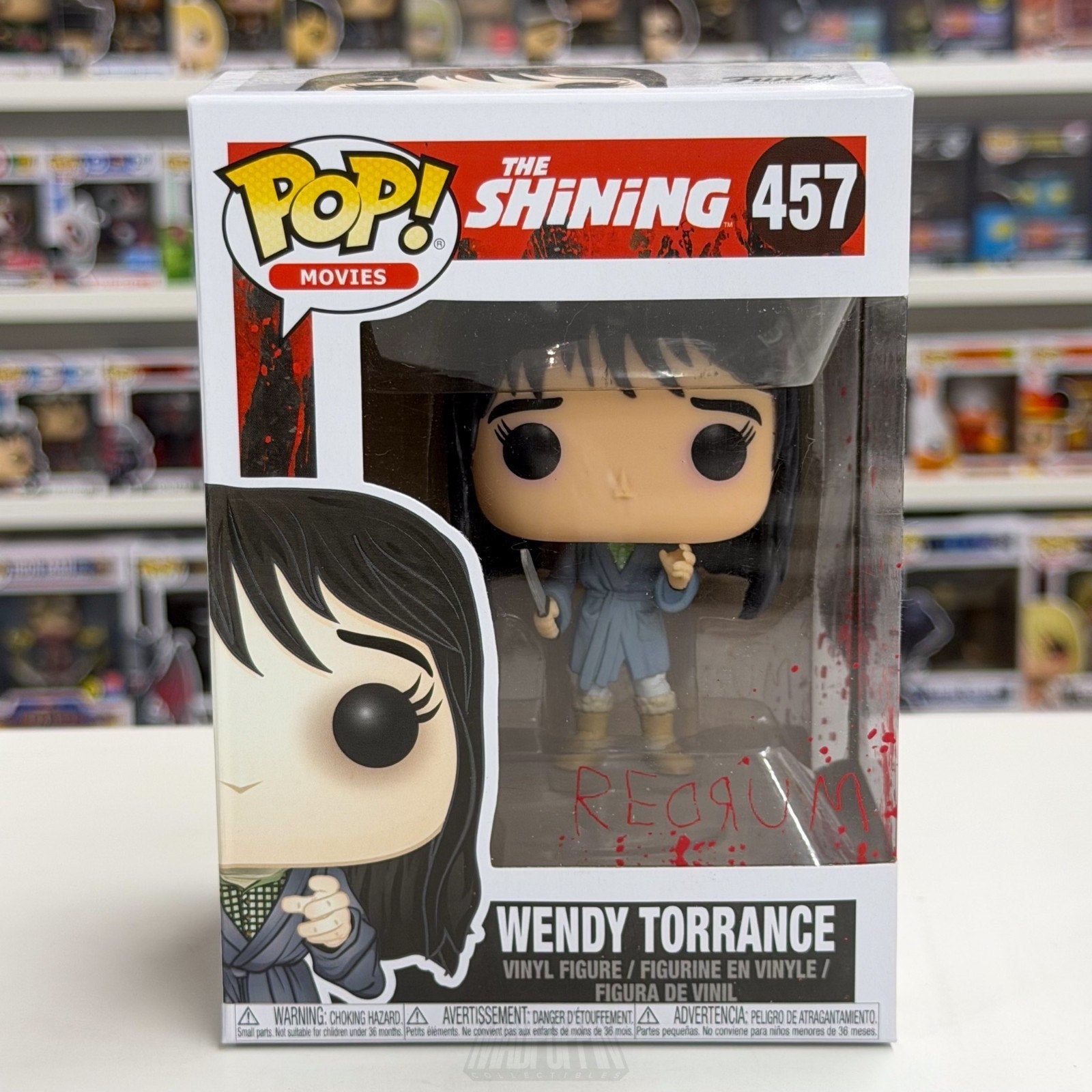 Funko Pop Movies The Shining Wendy Torrance w/Knife 457 Horror Kubrick Figure