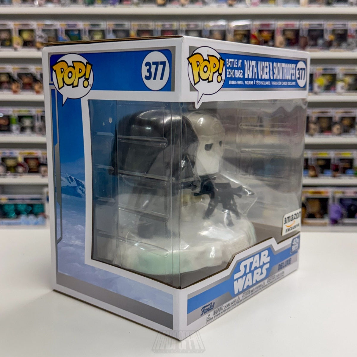 Funko Pop Star Wars Battle Echo Base Vader Snowtrooper Amazon 377 Sith Figure