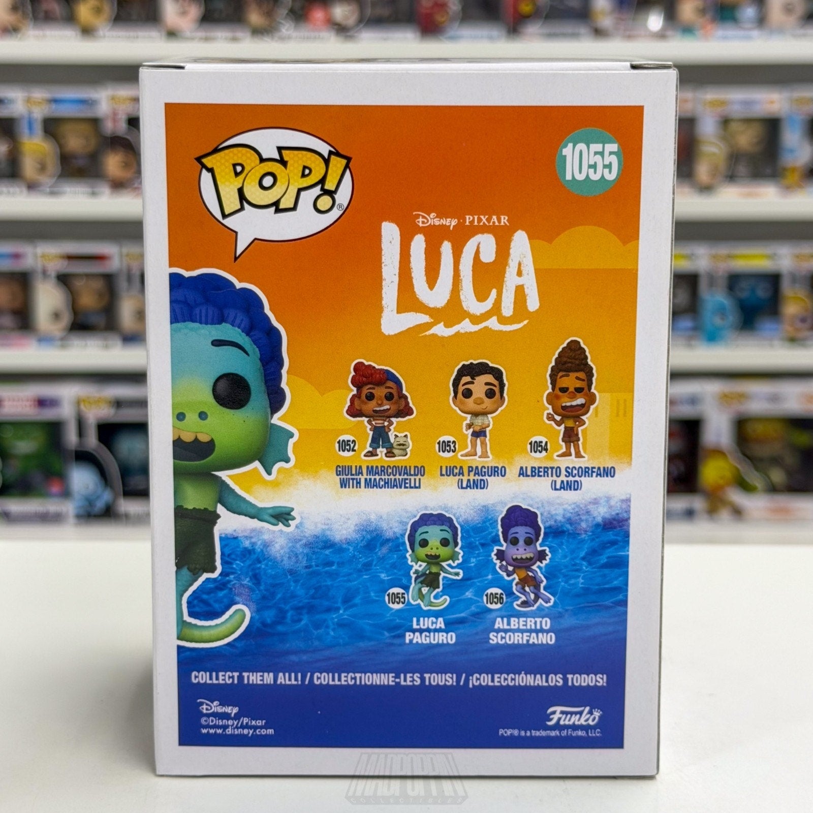Funko Pop Disney Pixar Luca Paguro 1055 Sea Monster Animation Toy Vinyl Figure