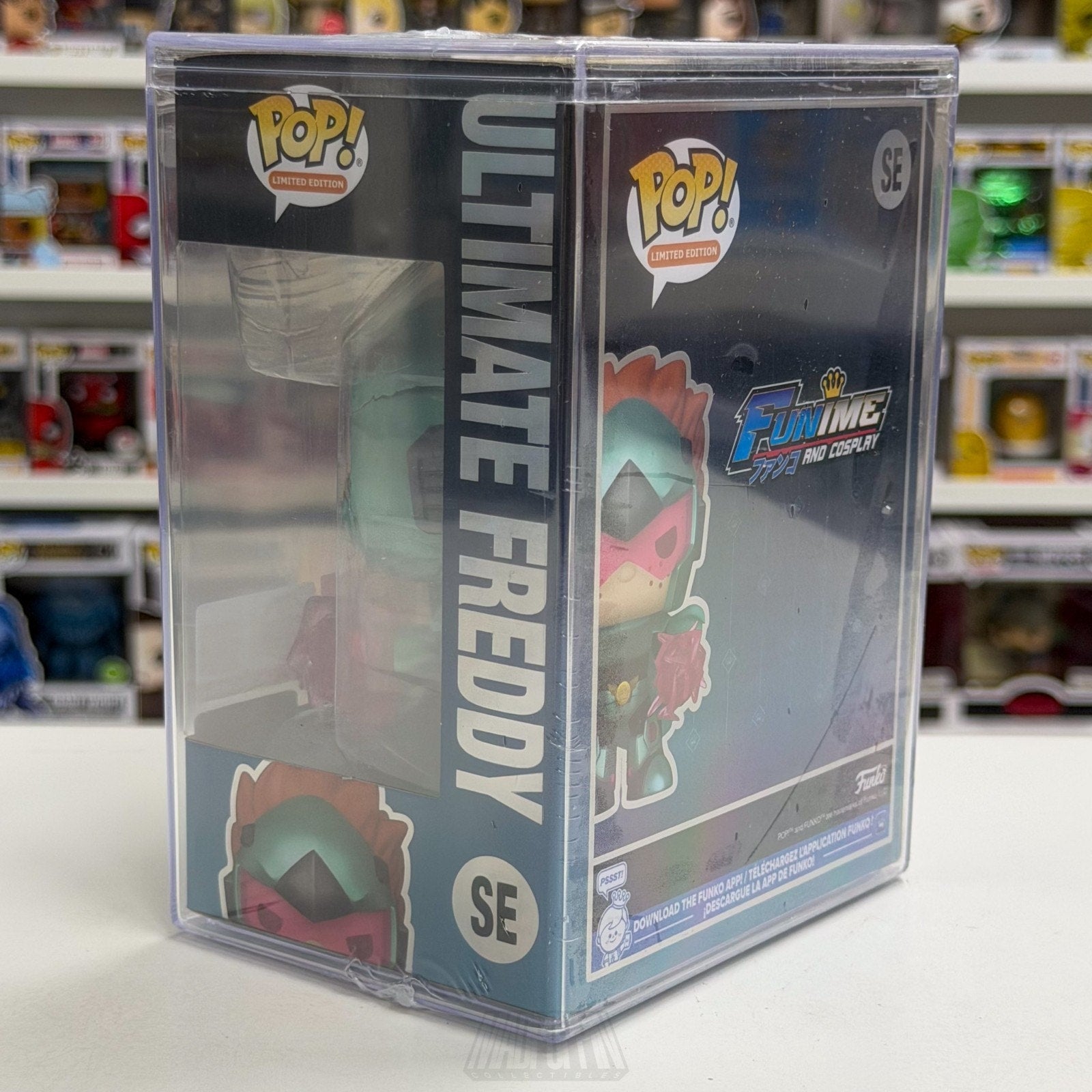Funko Pop Funime & Cosplay Ultimate Freddy SE 750 SDCC 2026 GRAIL CON STICKER
