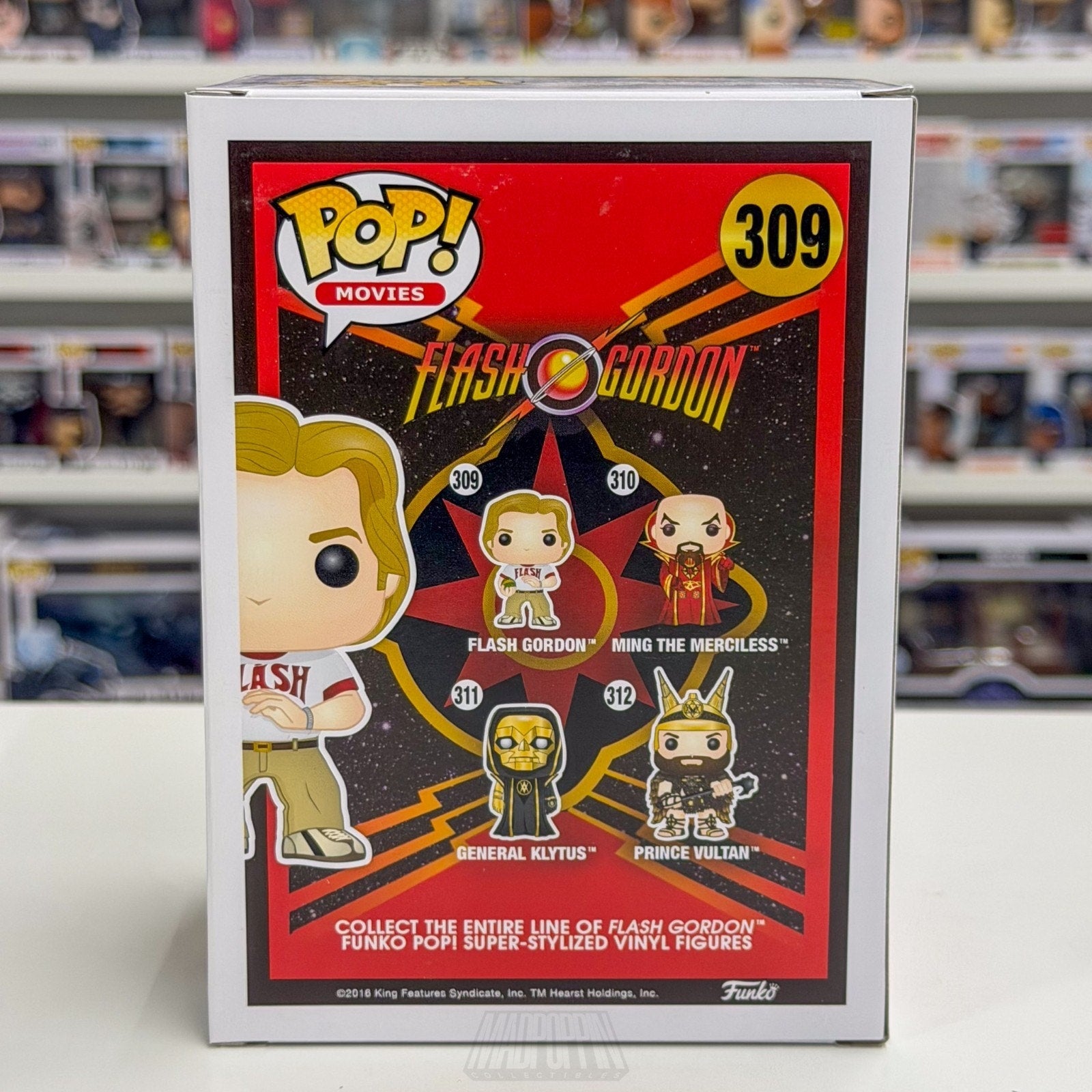 Funko Pop Movies Flash Gordon 309 Vaulted Rare Space Opera Toy Vinyl Figure