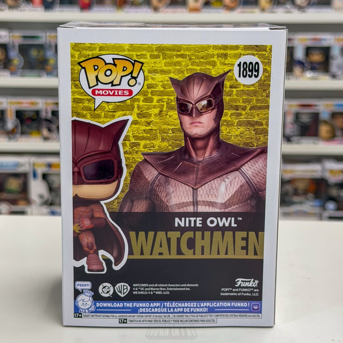 Funko Pop DC Comics Movies Watchmen Nite Owl Exclusive 1899 Toy Vinyl Figure