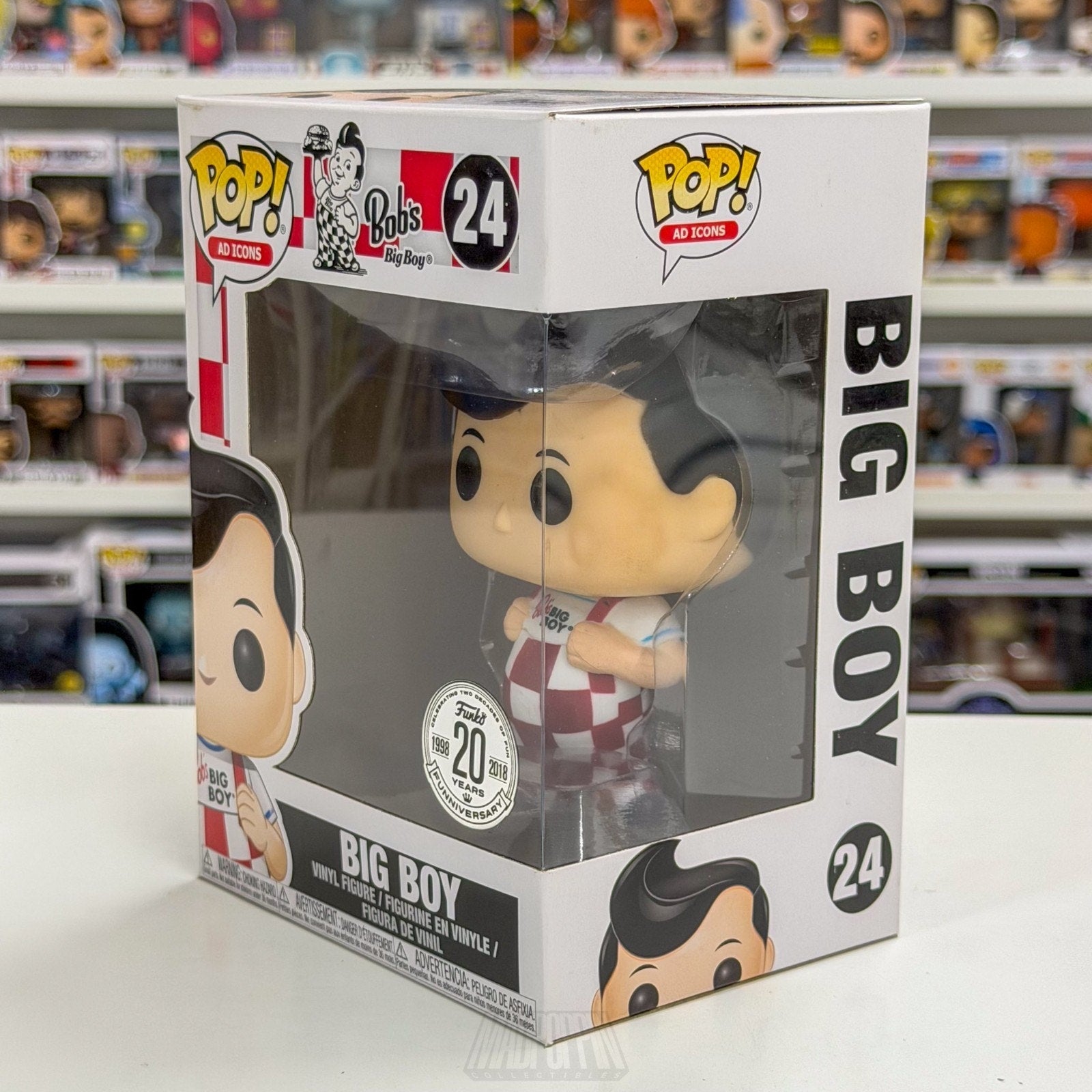 Funko Pop Ad Icons Bob's Big Boy 24 Burger Restaurant Vaulted Rare Vinyl Figure